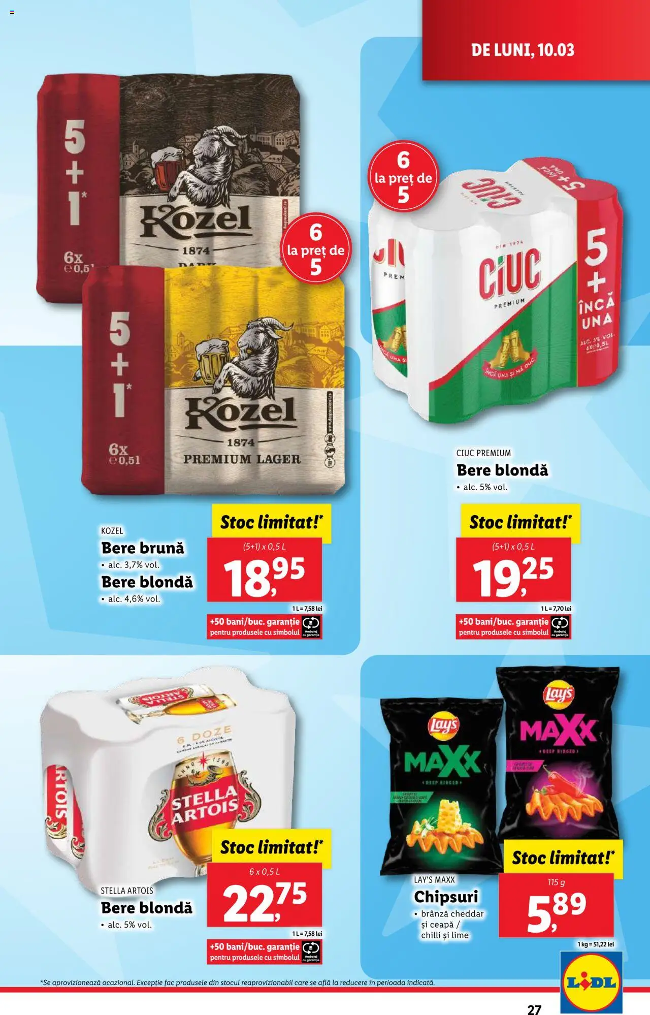 Catalog LIDL 10 - 16 Martie 2025 | Pagina 27 | Produse: Chilli, Lime, Brânză, Chipsuri