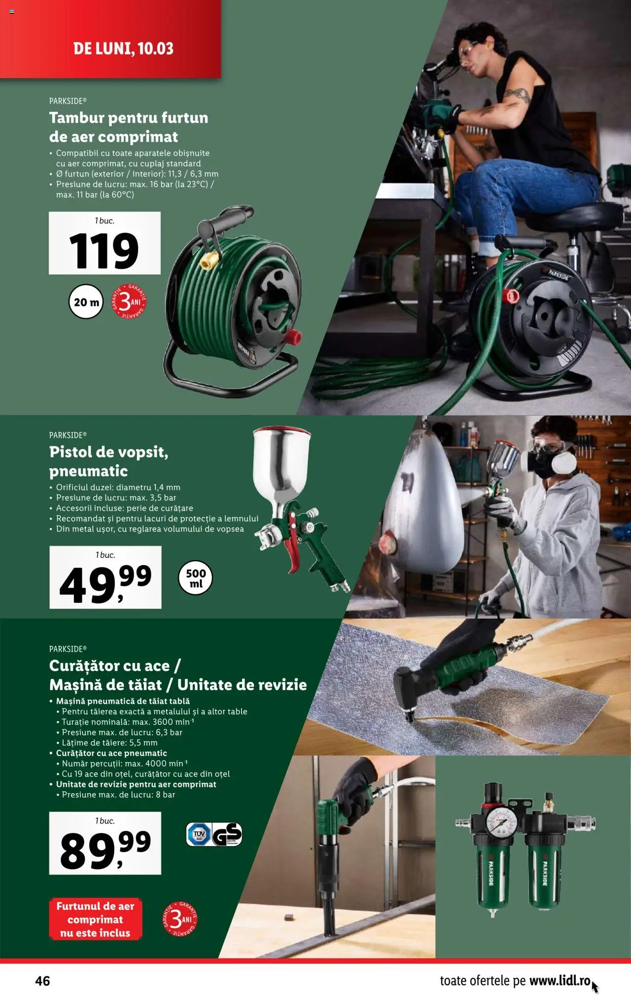 Catalog LIDL 10 - 16 Martie 2025 | Pagina 46 | Produse: Vopsea, Tablă, Perie