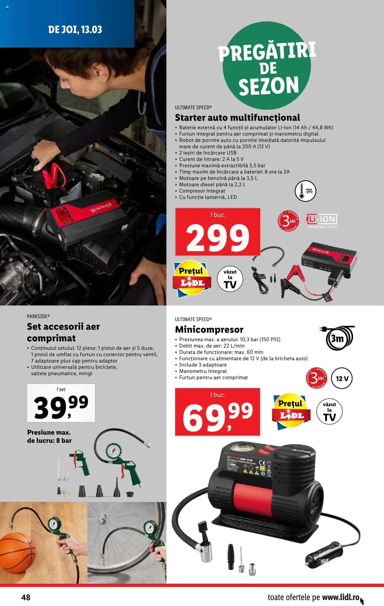 Catalog LIDL 10 - 16 Martie 2025 | Pagina 48 | Produse: Adaptor, Usb, Robot, Baterie