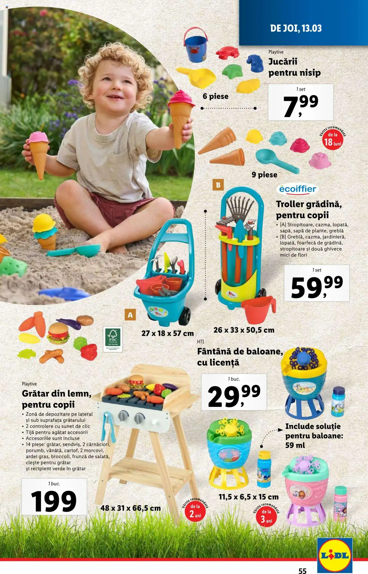 Catalog LIDL 10 - 16 Martie 2025 | Pagina 55 | Produse: Grătar, Mici, Ardei, Șapă