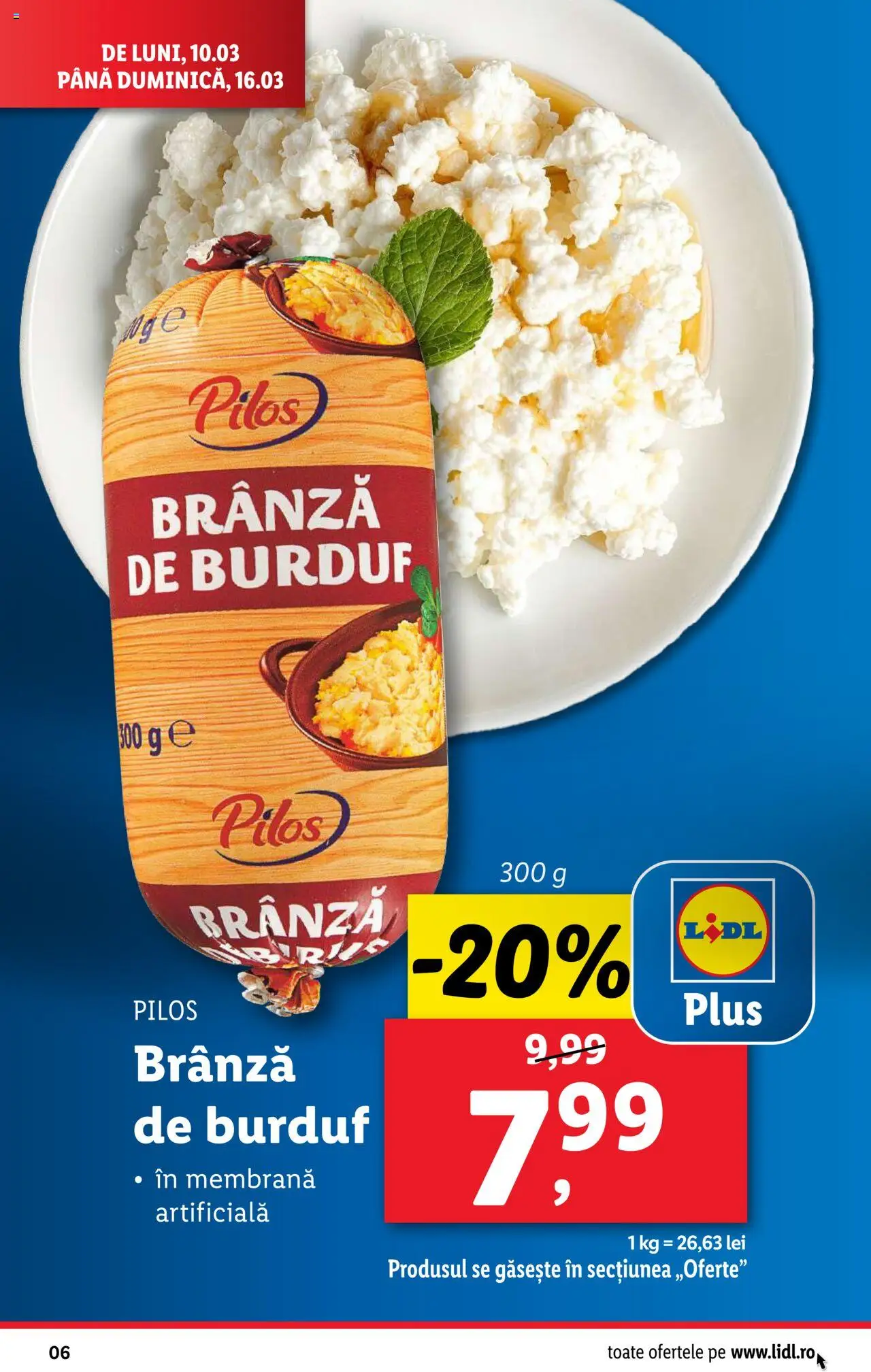 Catalog LIDL 10 - 16 Martie 2025 | Pagina 6 | Produse: Toplar, Brânză