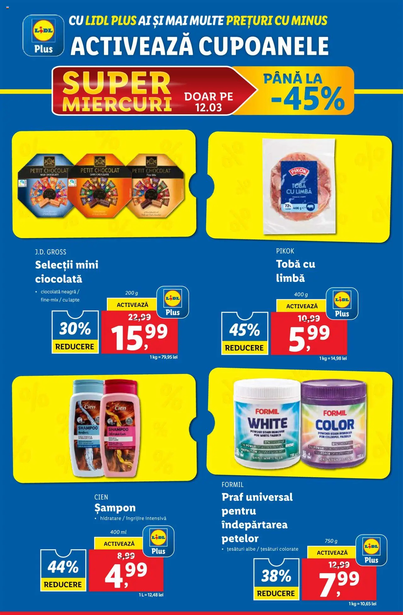 Catalog LIDL 10 - 16 Martie 2025 | Pagina 60 | Produse: Șampon, Lapte, Ciocolată