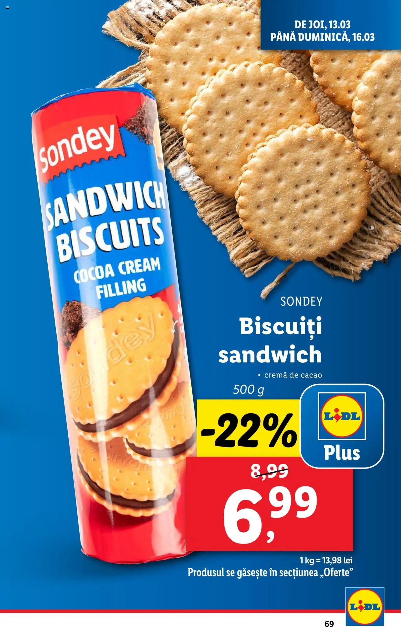 Catalog LIDL 10 - 16 Martie 2025 | Pagina 69 | Produse: Cremă, Cacao, Biscuiți