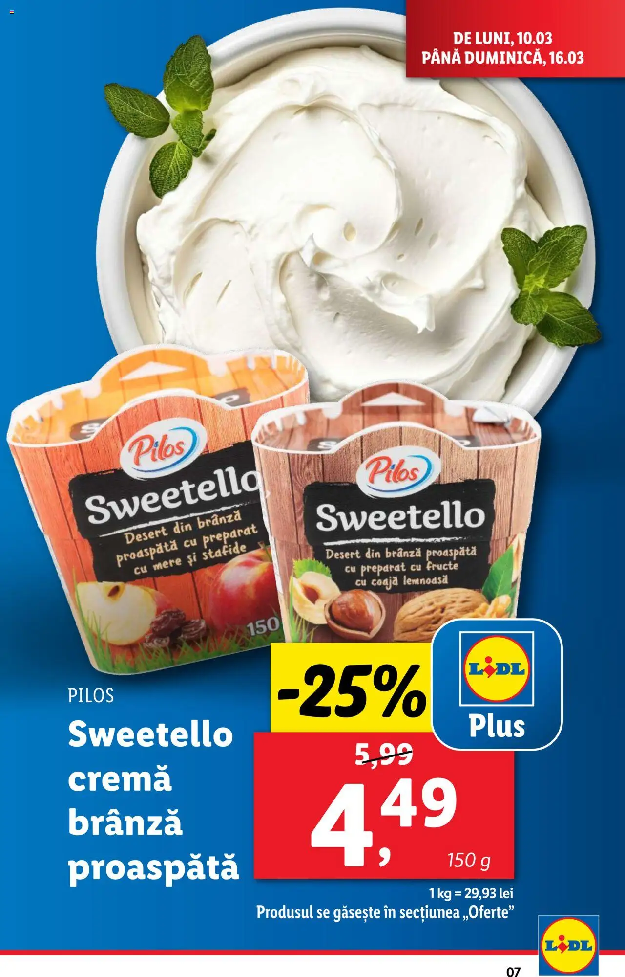 Catalog LIDL 10 - 16 Martie 2025 | Pagina 7 | Produse: Toplar, Mere, Stafide, Fructe