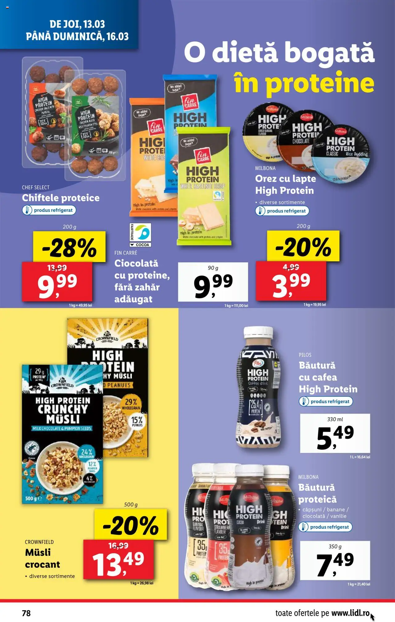 Catalog LIDL 10 - 16 Martie 2025 | Pagina 78 | Produse: Toplar, Cam suyu, Lapte, Căpșuni