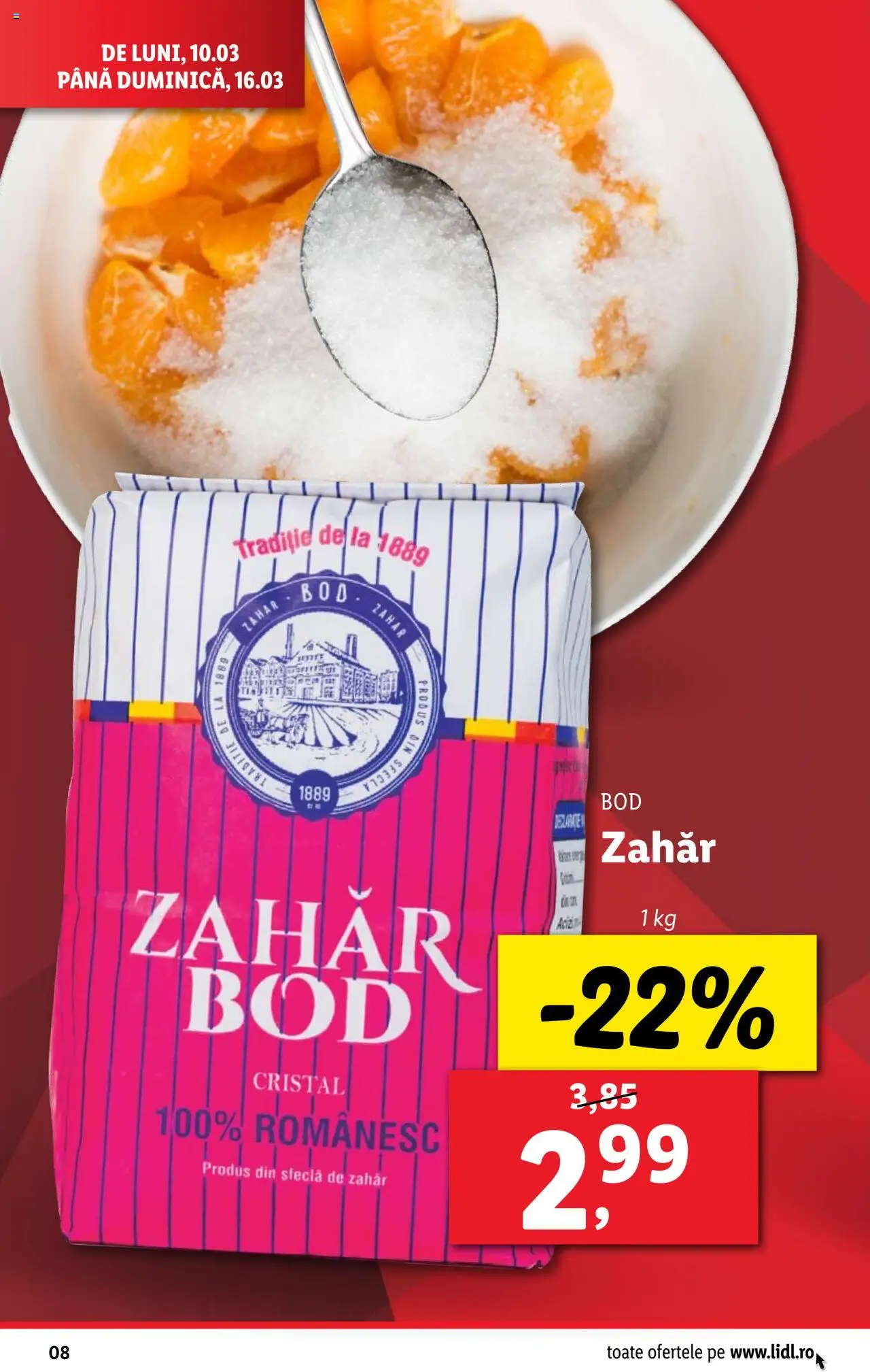 Catalog LIDL 10 - 16 Martie 2025 | Pagina 8 | Produse: Zahăr, Sfeclă