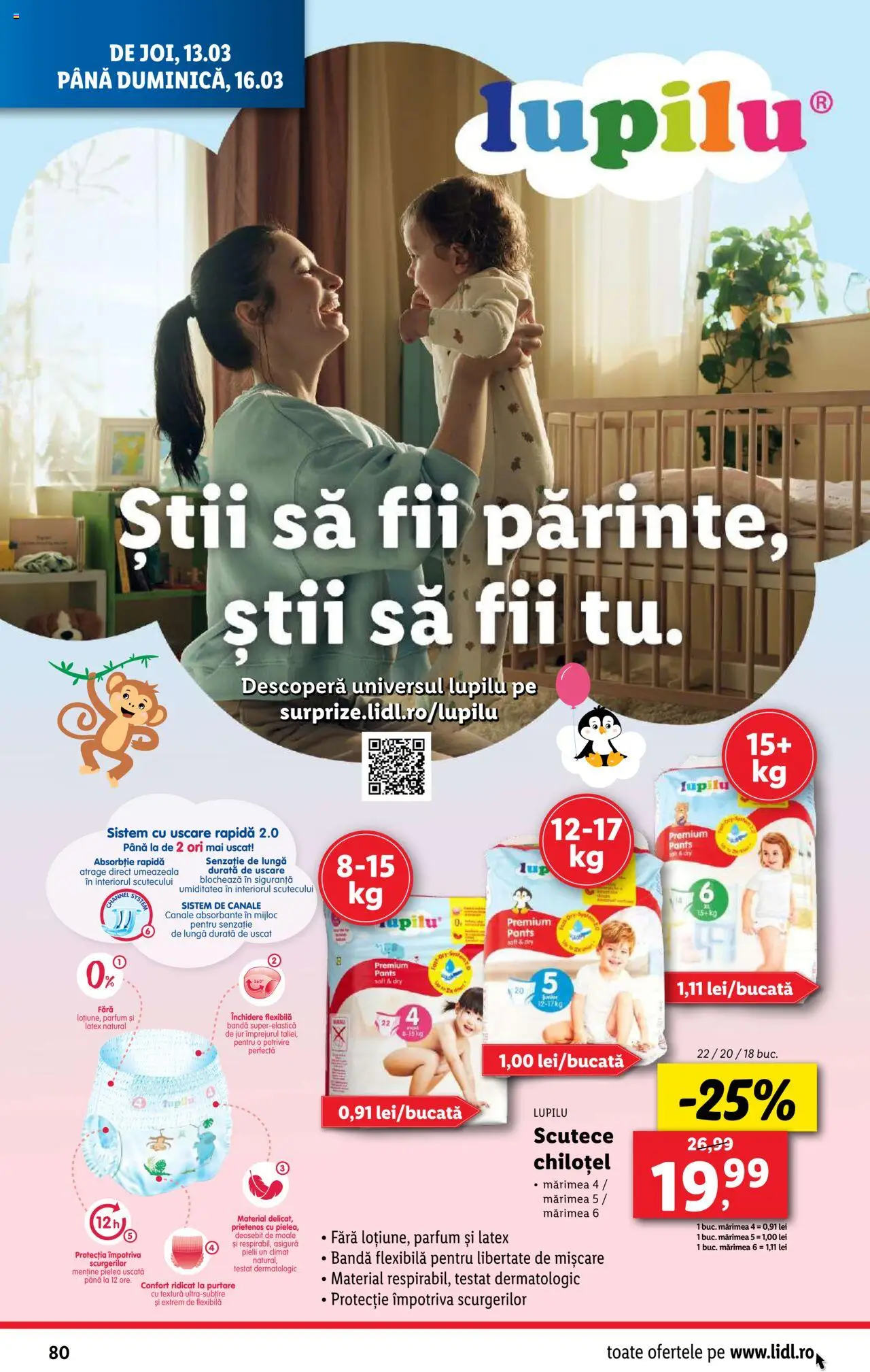 Catalog LIDL 10 - 16 Martie 2025 | Pagina 80 | Produse: Parfum, Absorbante, Scutece