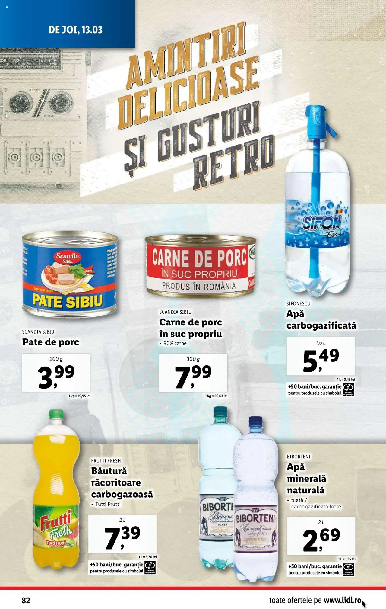 Catalog LIDL 10 - 16 Martie 2025 | Pagina 82 | Produse: Pate, Suc, Carne De Porc