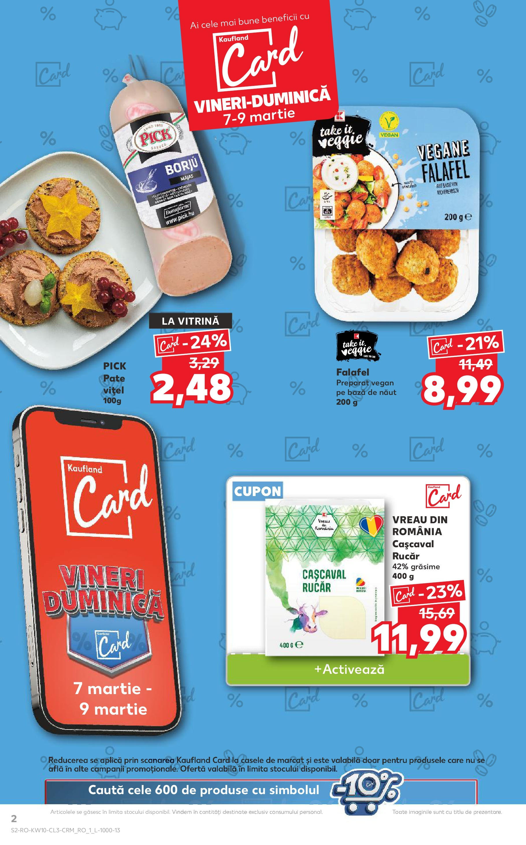 Catalog Kaufland 7 - 9 Martie 2025 | Pagina 2 | Produse: Pate, Vitrină, Cașcaval