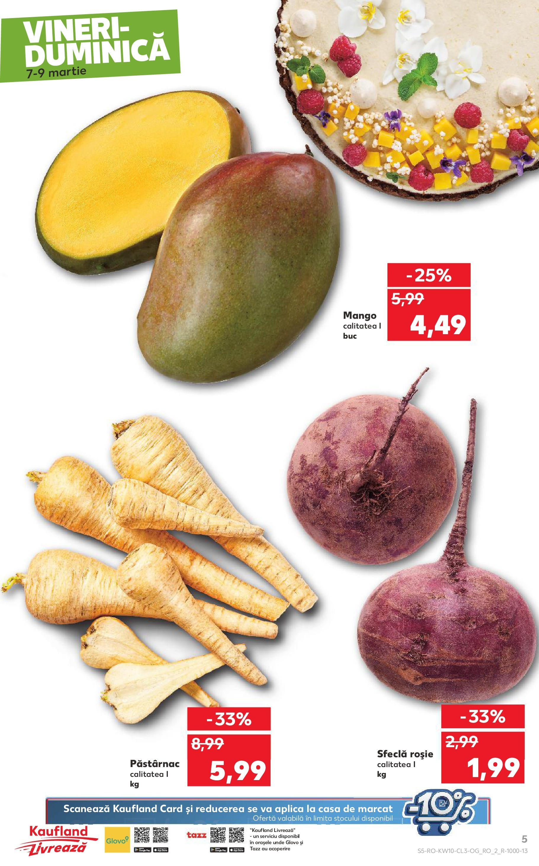 Catalog Kaufland 7 - 9 Martie 2025 | Pagina 5 | Produse: Press Kemik, Mango, Sfeclă
