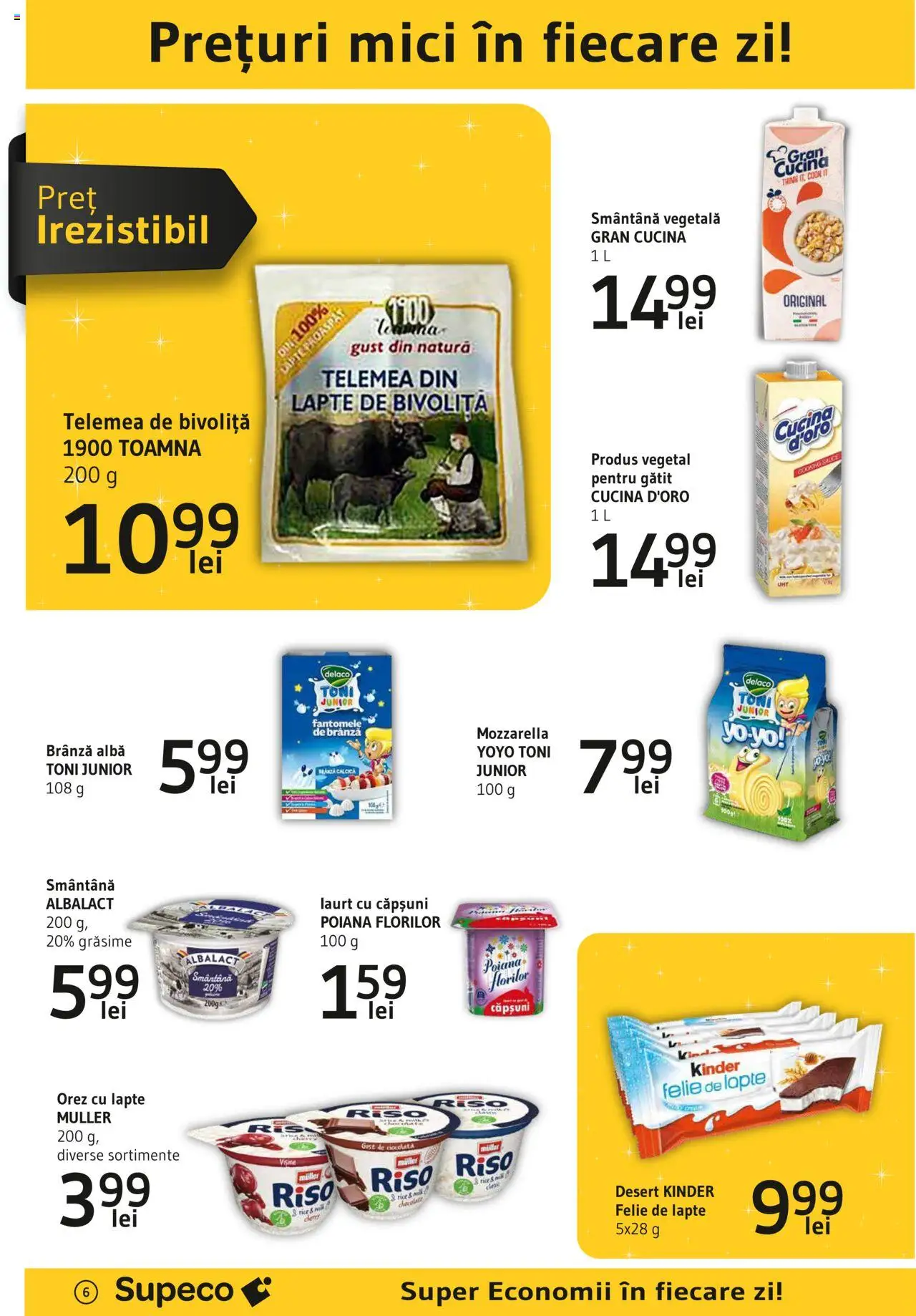 Catalog Supeco 6 - 19 Martie 2025 | Pagina 6 | Produse: Light Kedi Konservesi, Lapte, Brânză, Căpșuni