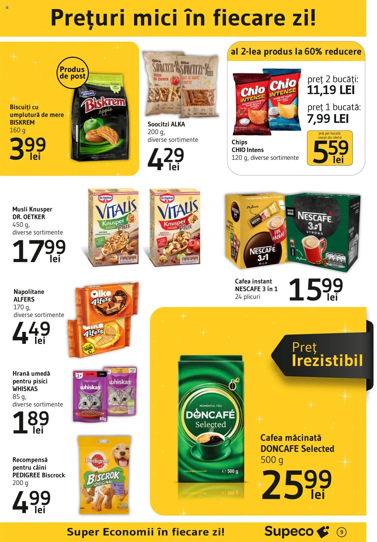 Catalog Supeco 6 - 19 Martie 2025 | Pagina 9 | Produse: Mici, Apple, Biscuiți, Sare