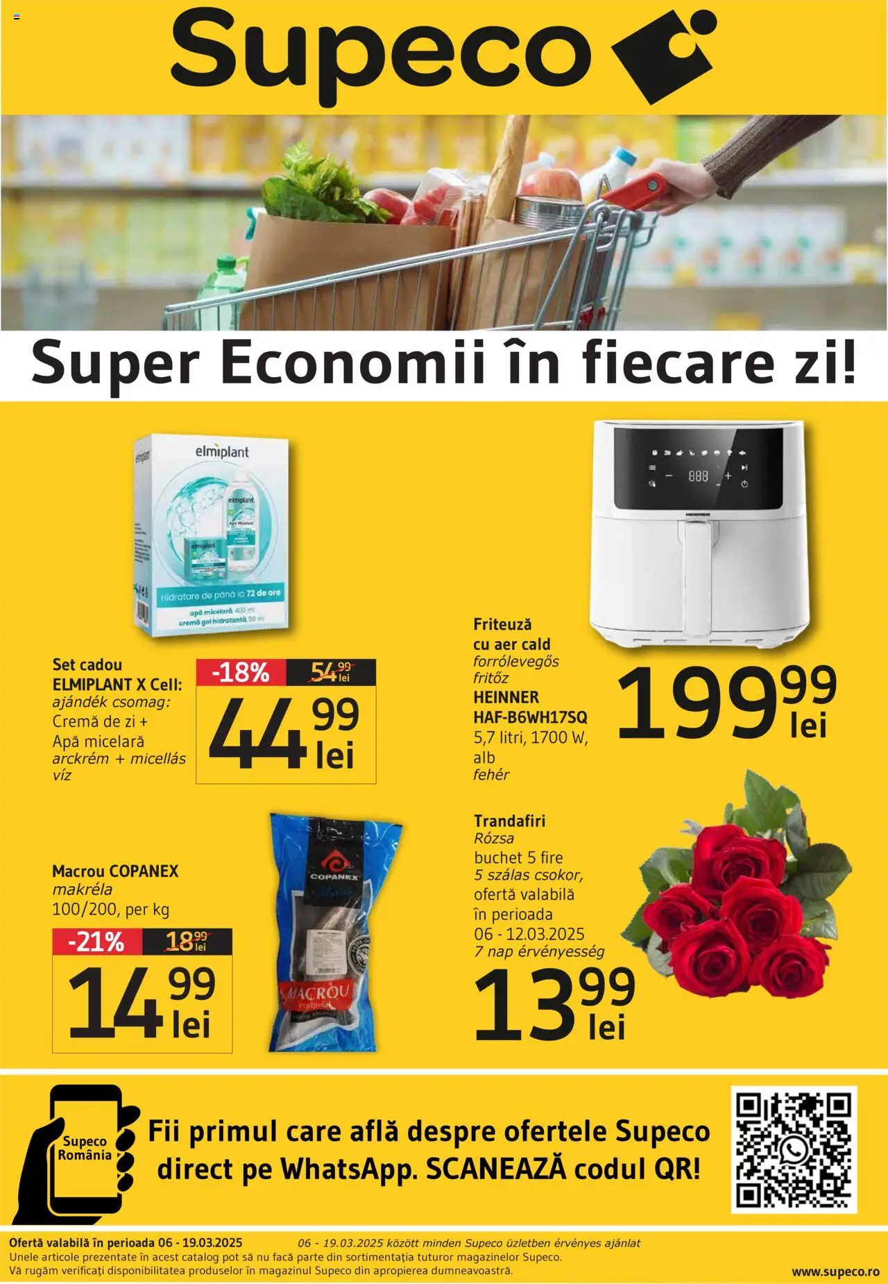 Catalog Supeco 6 - 19 Martie 2025 | Pagina 1 | Produse: Cremă de zi, Ginseng, Apă micelară, Apă