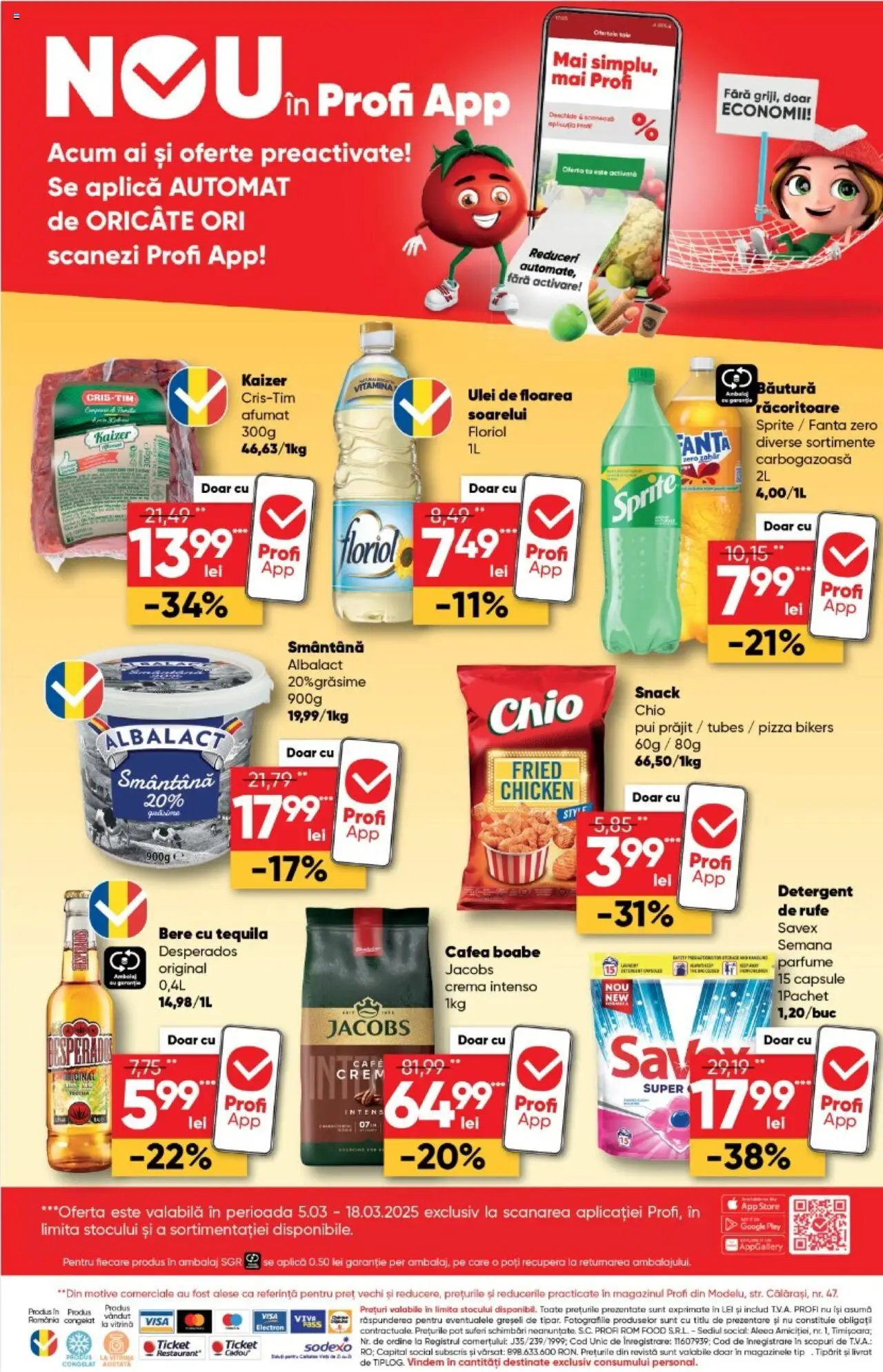 Catalog Profi 5 - 18 Martie 2025 | Pagina 12 | Produse: Delgeç, Vitrină, Cremă, Smântână