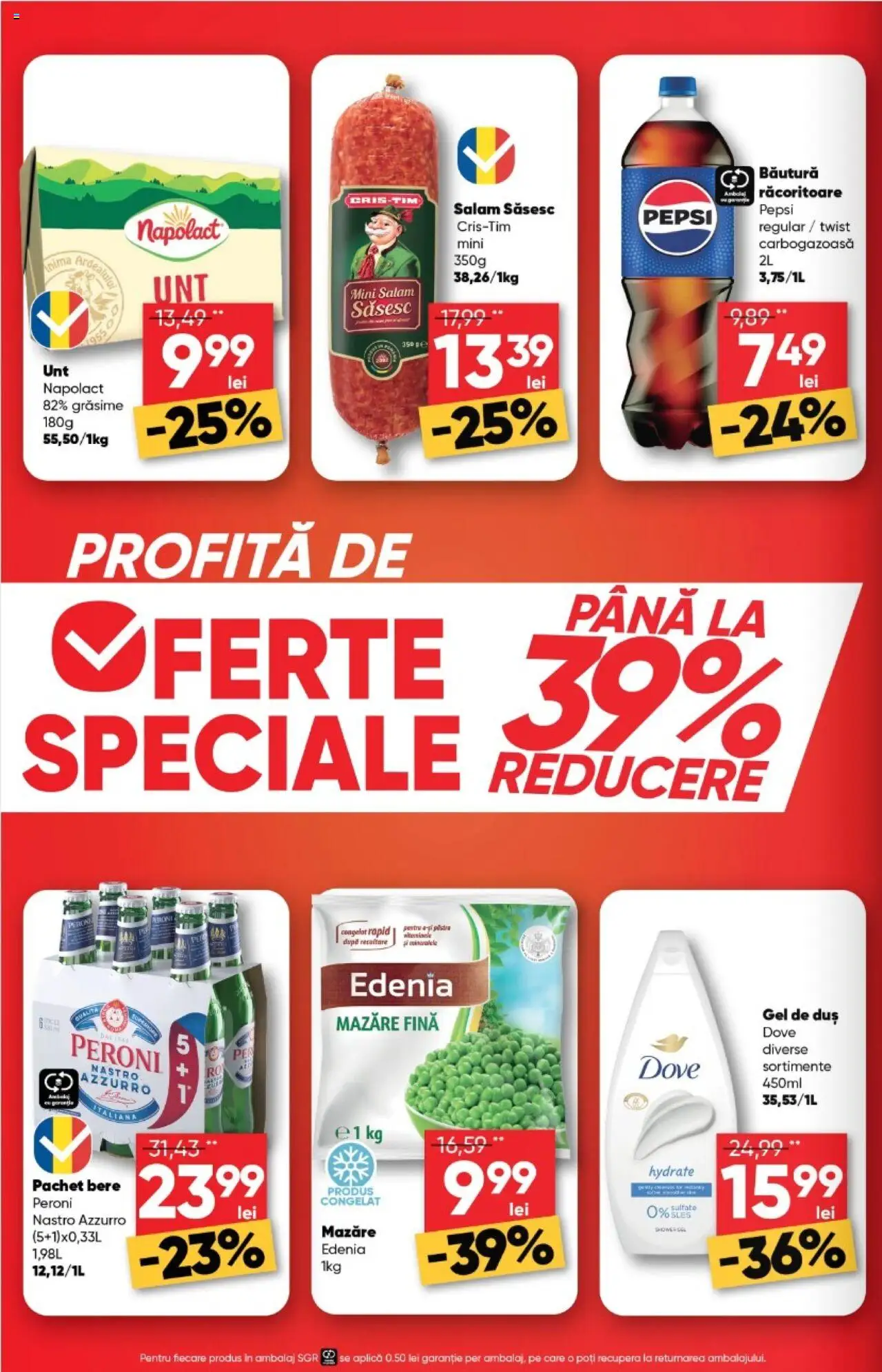 Catalog Profi 5 - 18 Martie 2025 | Pagina 2 | Produse: Mazăre, Duș, Salam, Bere