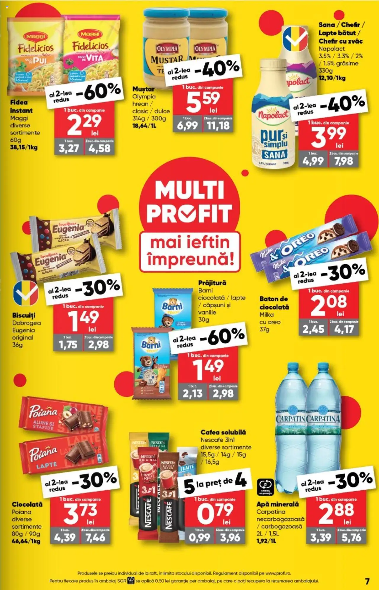 Catalog Profi 5 - 18 Martie 2025 | Pagina 7 | Produse: Prăjitură, Alune, Stafide, Apă