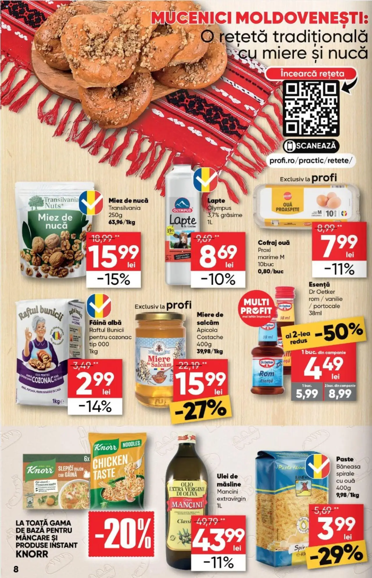 Catalog Profi 5 - 18 Martie 2025 | Pagina 8 | Produse: Lapte, Făină, Rom, Paste