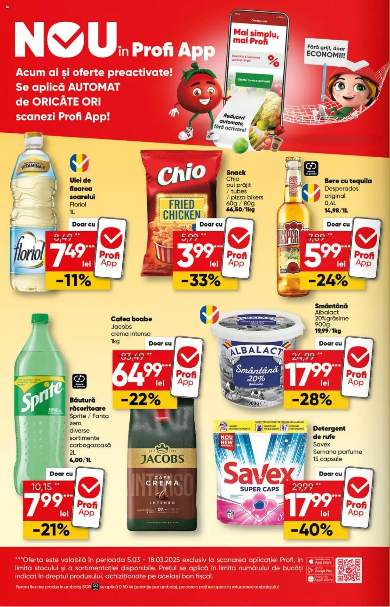Catalog Profi 5 - 18 Martie 2025 | Pagina 2 | Produse: Köpek çiti, Ulei, Pizza, Eğitim çantaları