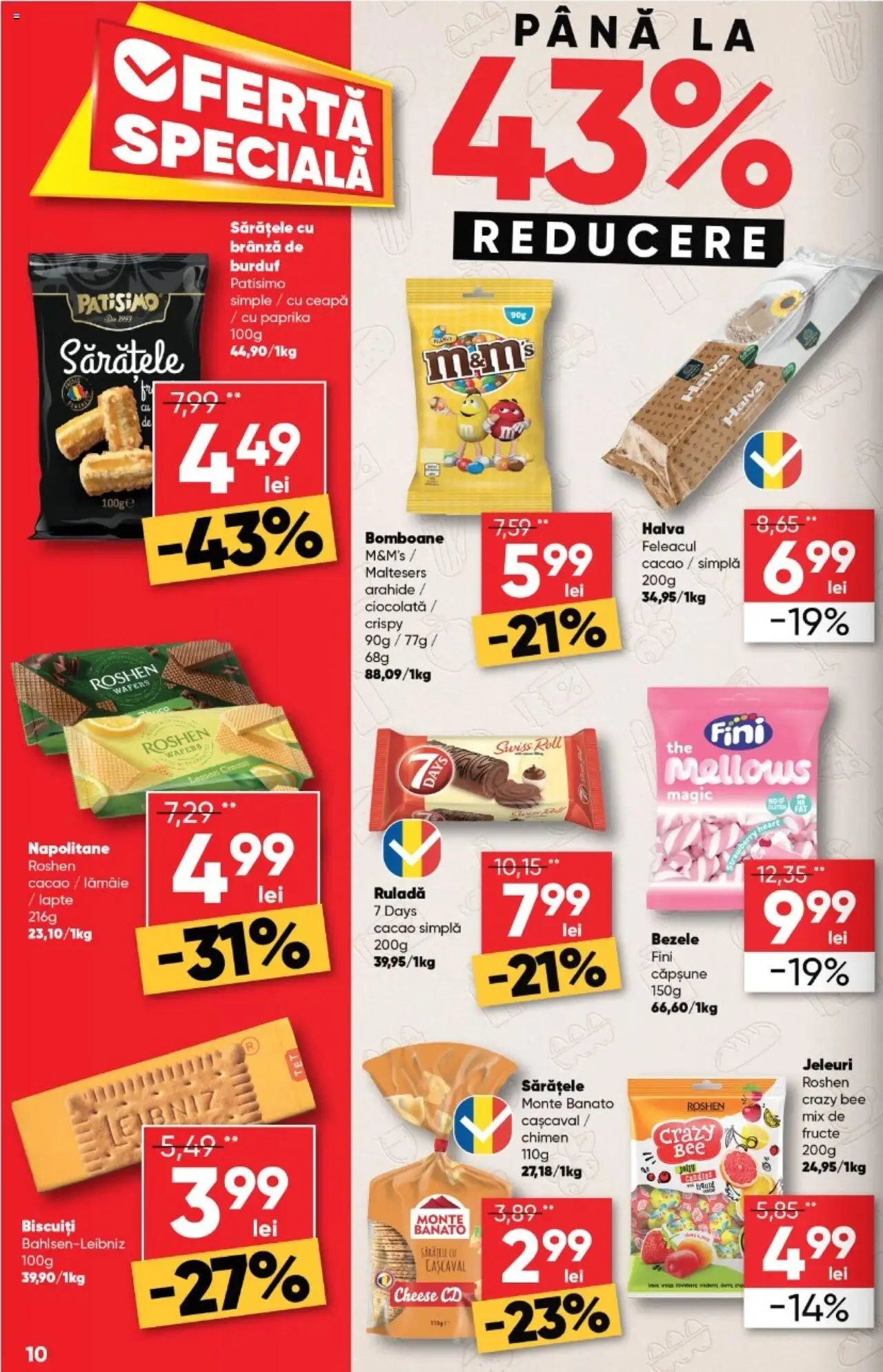 Catalog Profi 5 - 18 Martie 2025 | Pagina 10 | Produse: Cașcaval, Napolitane, Bomboane, Biscuiți