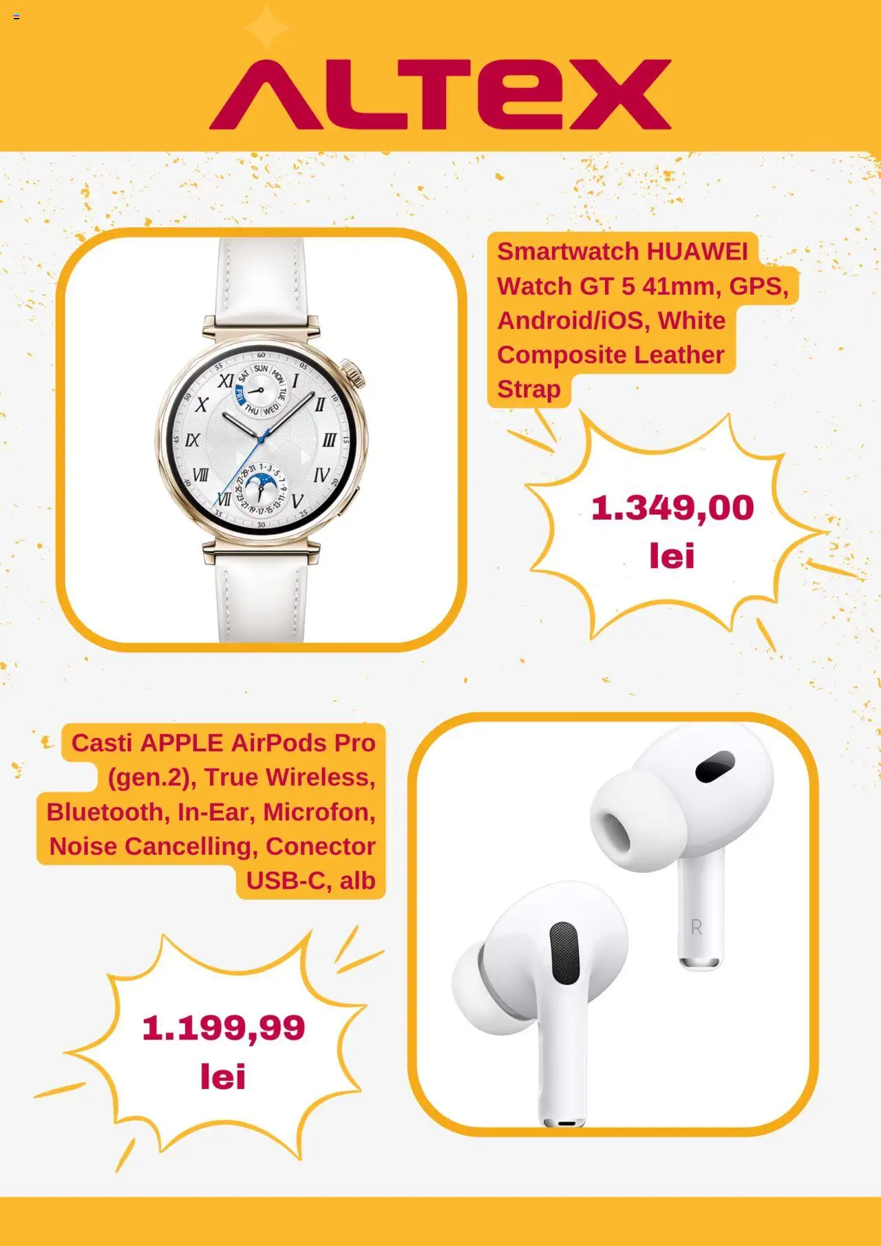 Catalog Altex 6 - 12 Martie 2025 | Pagina 4 | Produse: Căști, Conector, Smartwatch, Apple