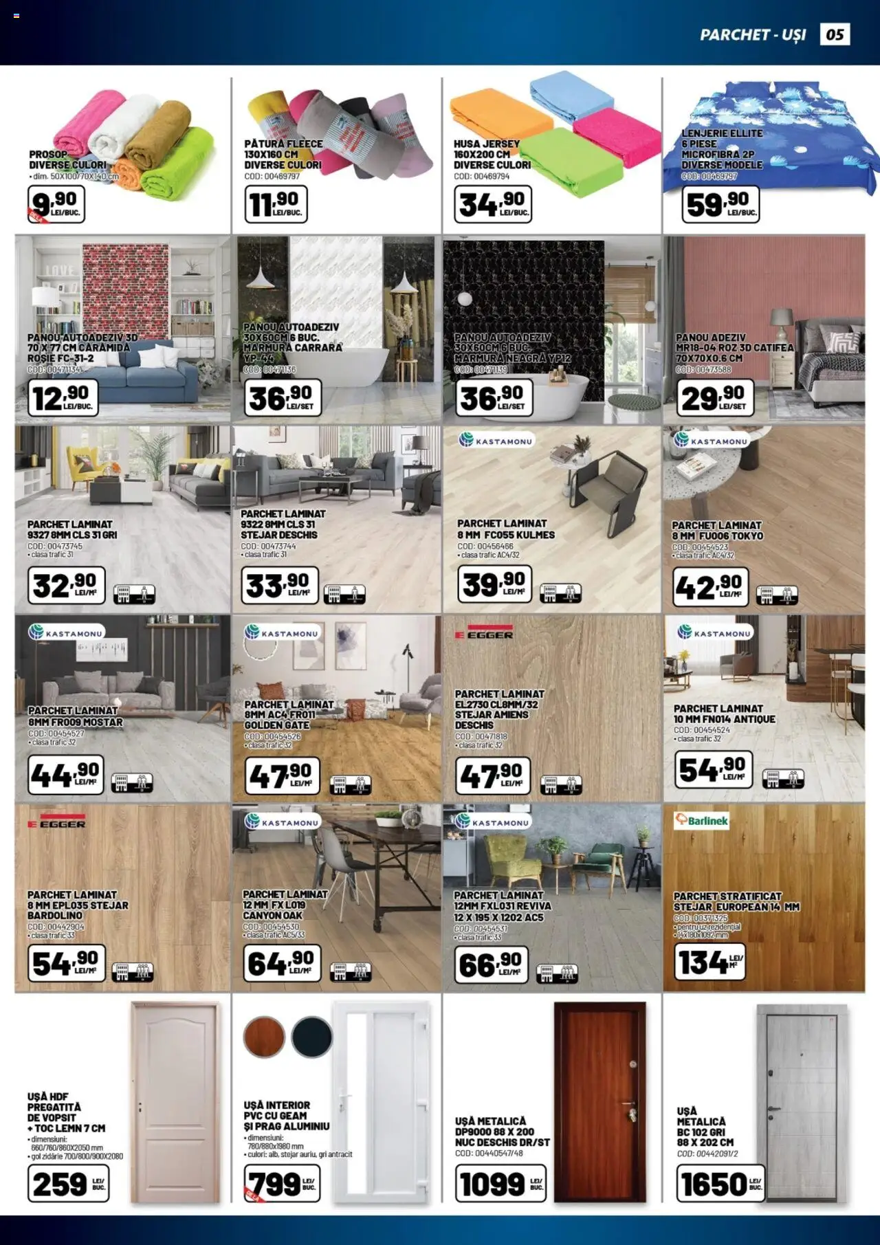 Catalog Ambient 6 - 10 Martie 2025 | Pagina 5 | Produse: Pătură, Parchet, Adeziv, Ușă