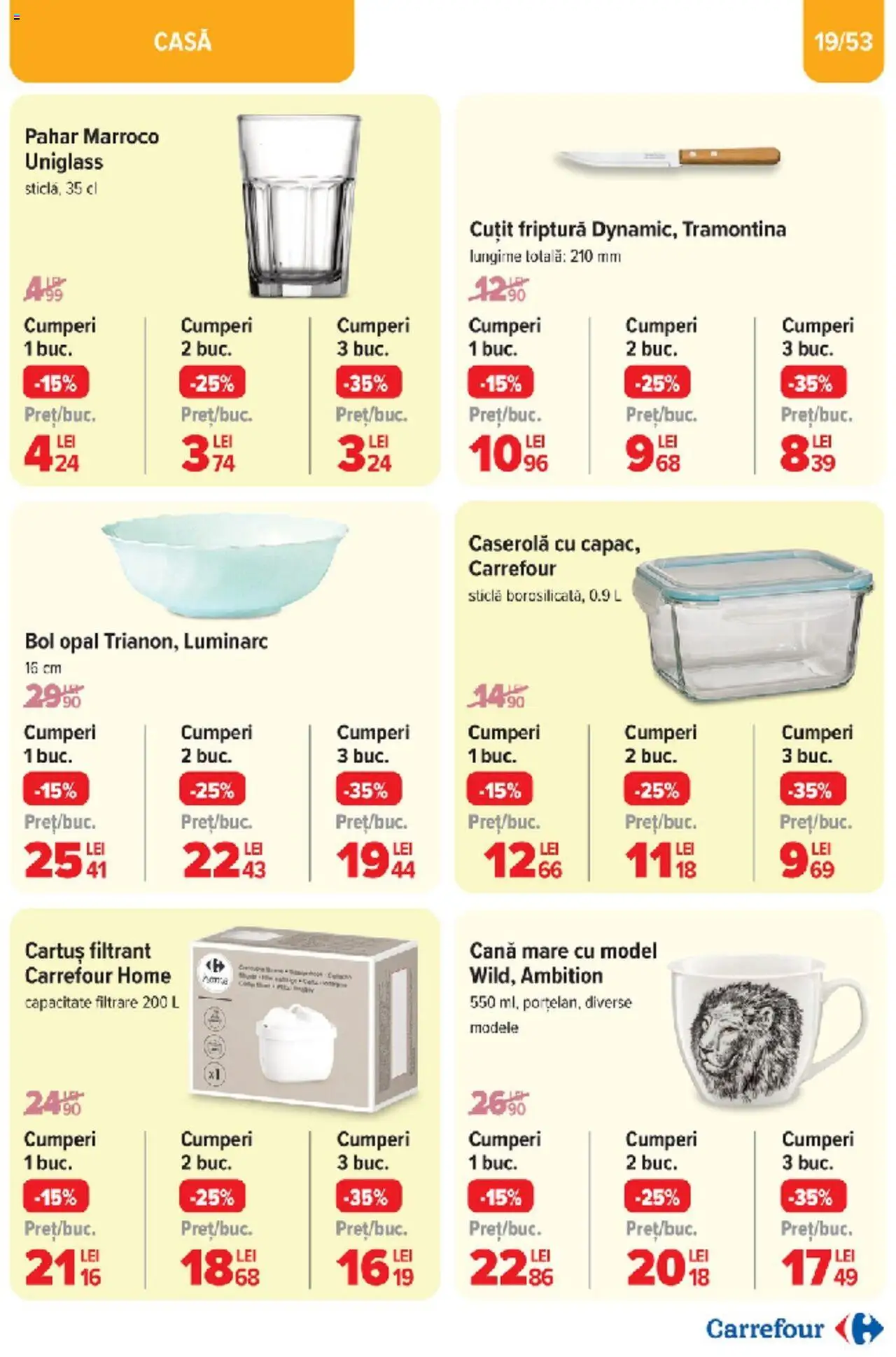 Catalog Carrefour 10 - 18 Martie 2025 | Pagina 19 | Produse: Bol, Cuțit