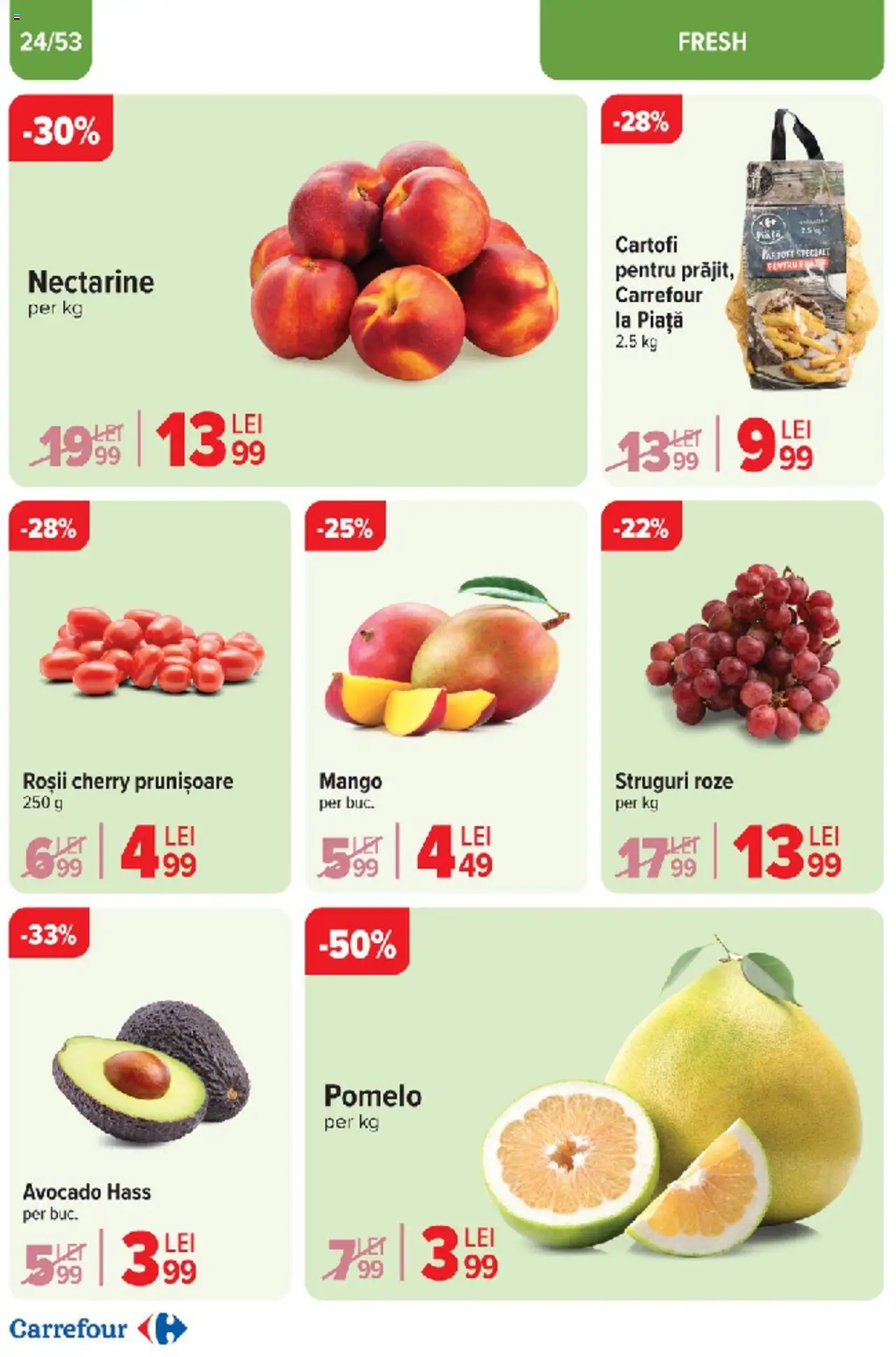 Catalog Carrefour 10 - 18 Martie 2025 | Pagina 24 | Produse: Roșii, Avocado, Cartofi, Mango