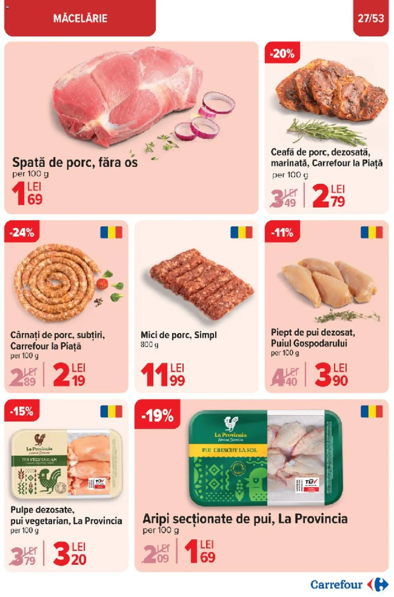 Catalog Carrefour 10 - 18 Martie 2025 | Pagina 27 | Produse: Mici, Cârnați