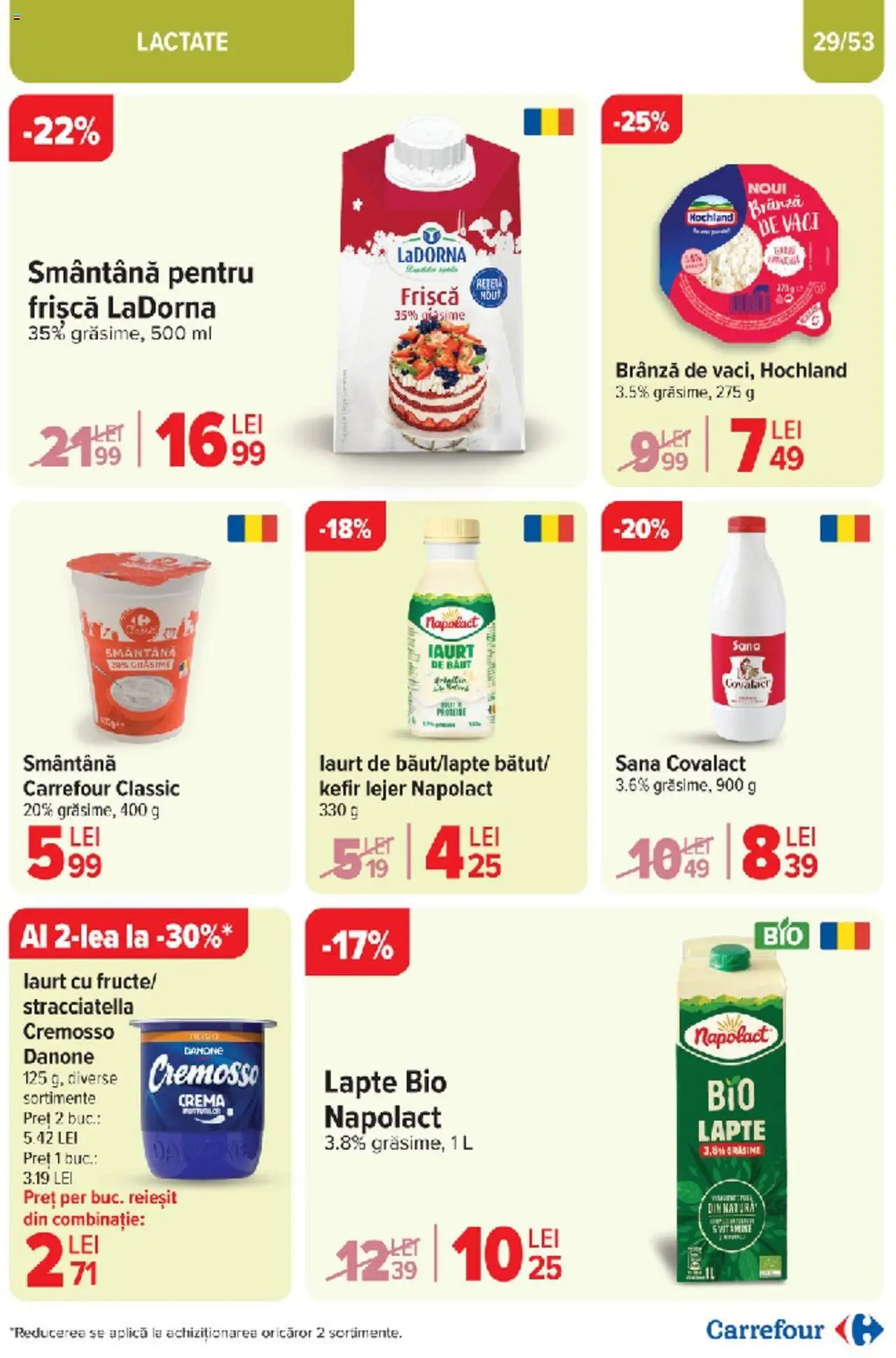 Catalog Carrefour 10 - 18 Martie 2025 | Pagina 29 | Produse: Şerit ödül, Iaurt, Kefir, Smântână