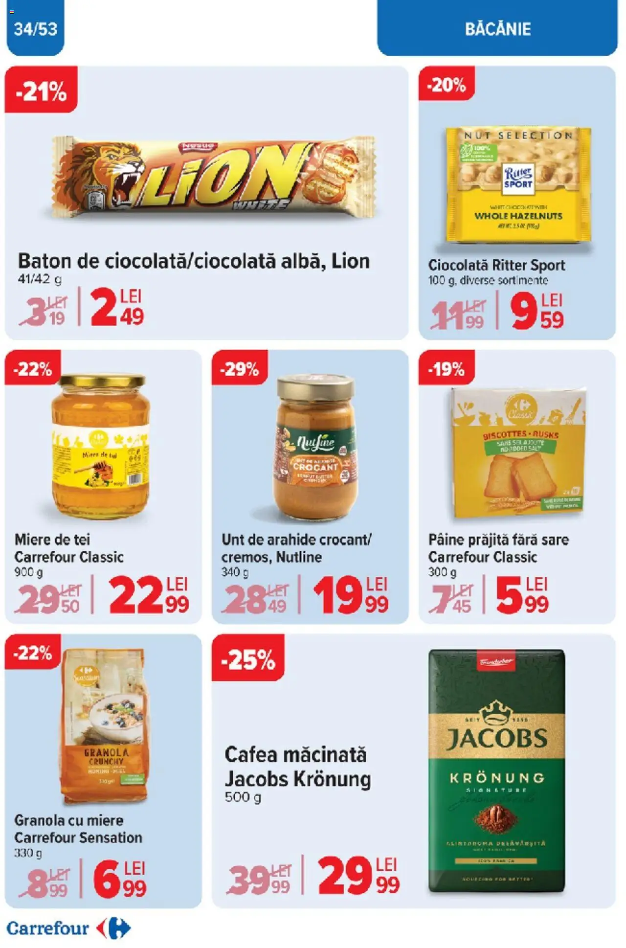 Catalog Carrefour 10 - 18 Martie 2025 | Pagina 34 | Produse: Arahide, Köpek çiti, Cafea, Unt de arahide