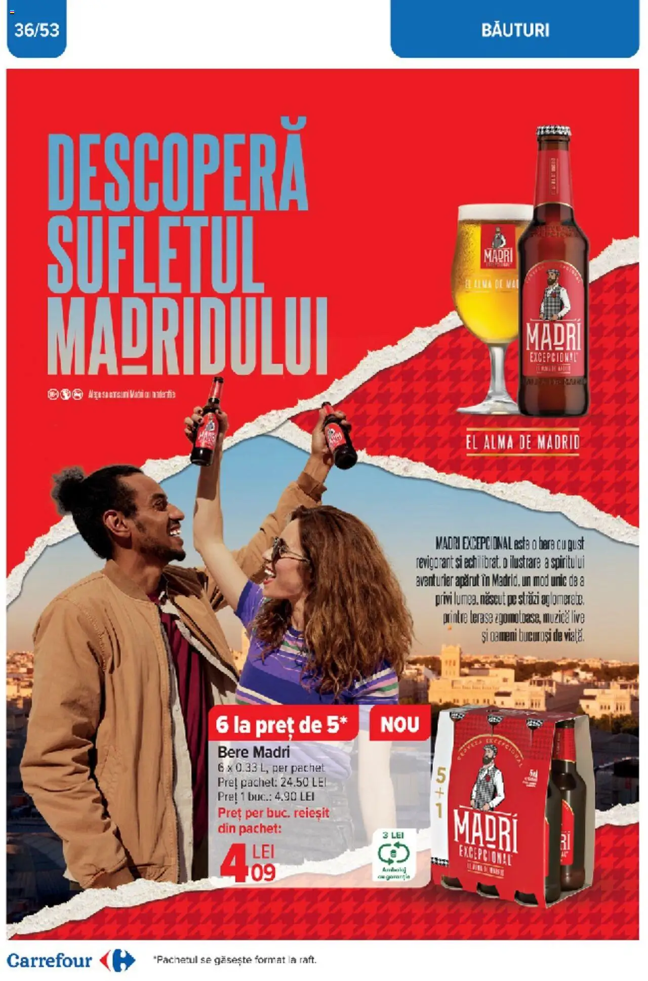 Catalog Carrefour 10 - 18 Martie 2025 | Pagina 36 | Produse: Bere