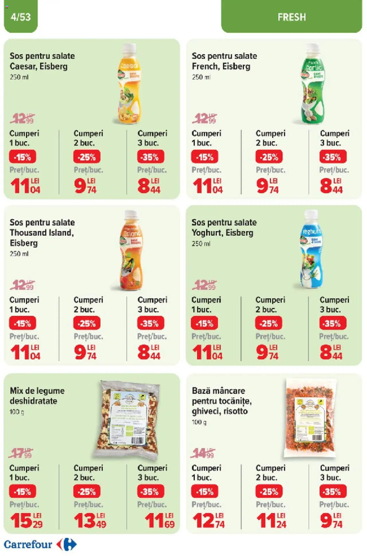 Catalog Carrefour 10 - 18 Martie 2025 | Pagina 4 | Produse: Legume, Sos