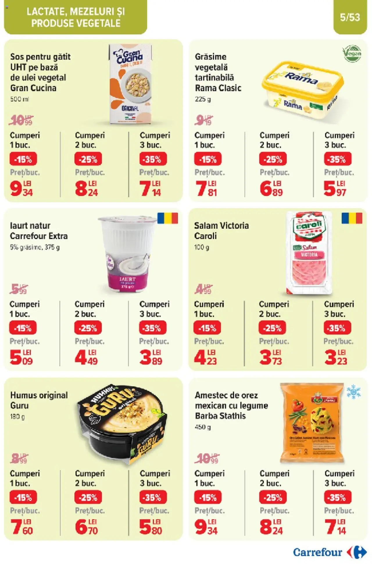Catalog Carrefour 10 - 18 Martie 2025 | Pagina 5 | Produse: Ulei, Salam, Humus, Sos
