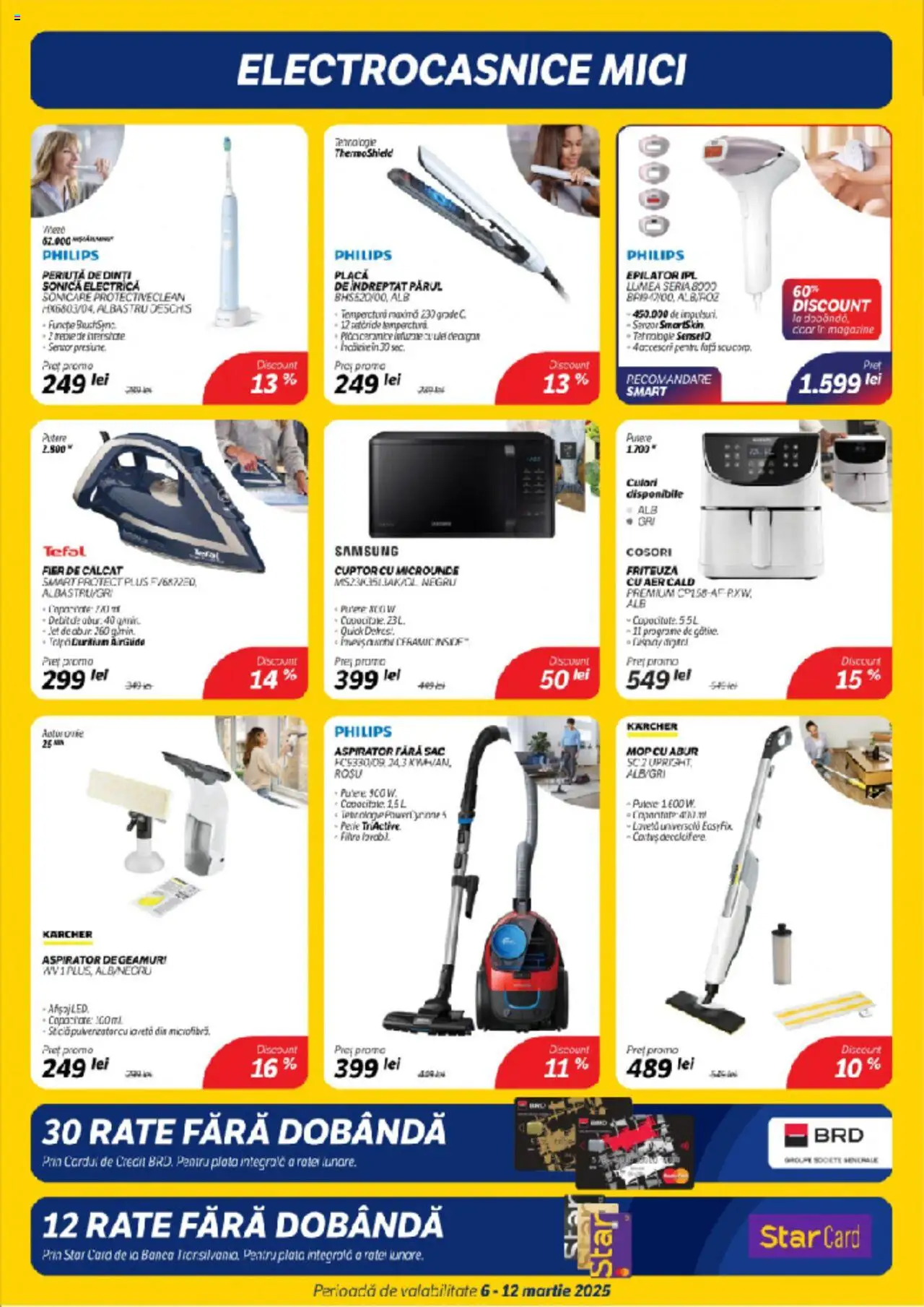 Catalog Flanco 6 - 12 Martie 2025 | Pagina 6 | Produse: Aspirator, Epilator, Bancă, Periuță de dinți