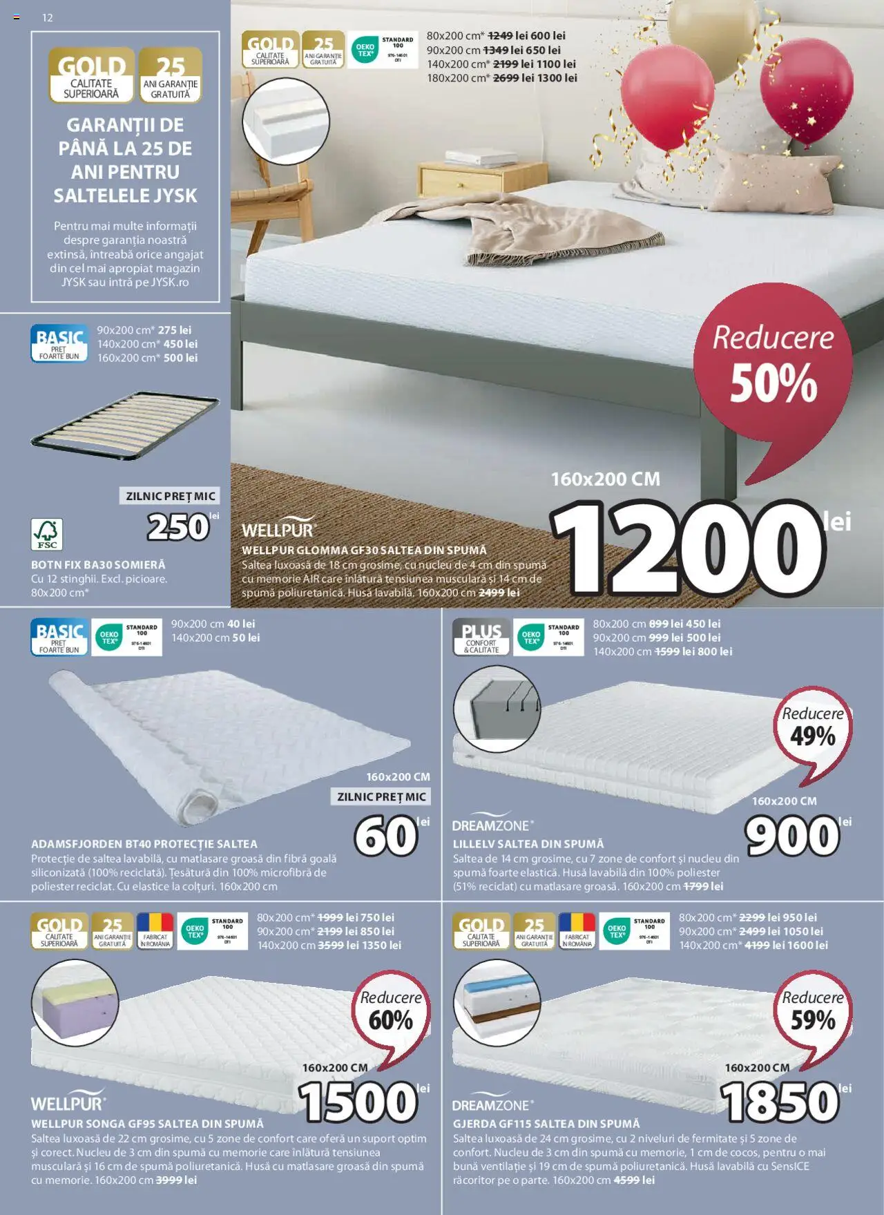 Catalog JYSK 7 Martie - 5 Aprilie 2025 | Pagina 12 | Produse: Memorie, Saltea, Türk kahvesi öğütme değirmeni