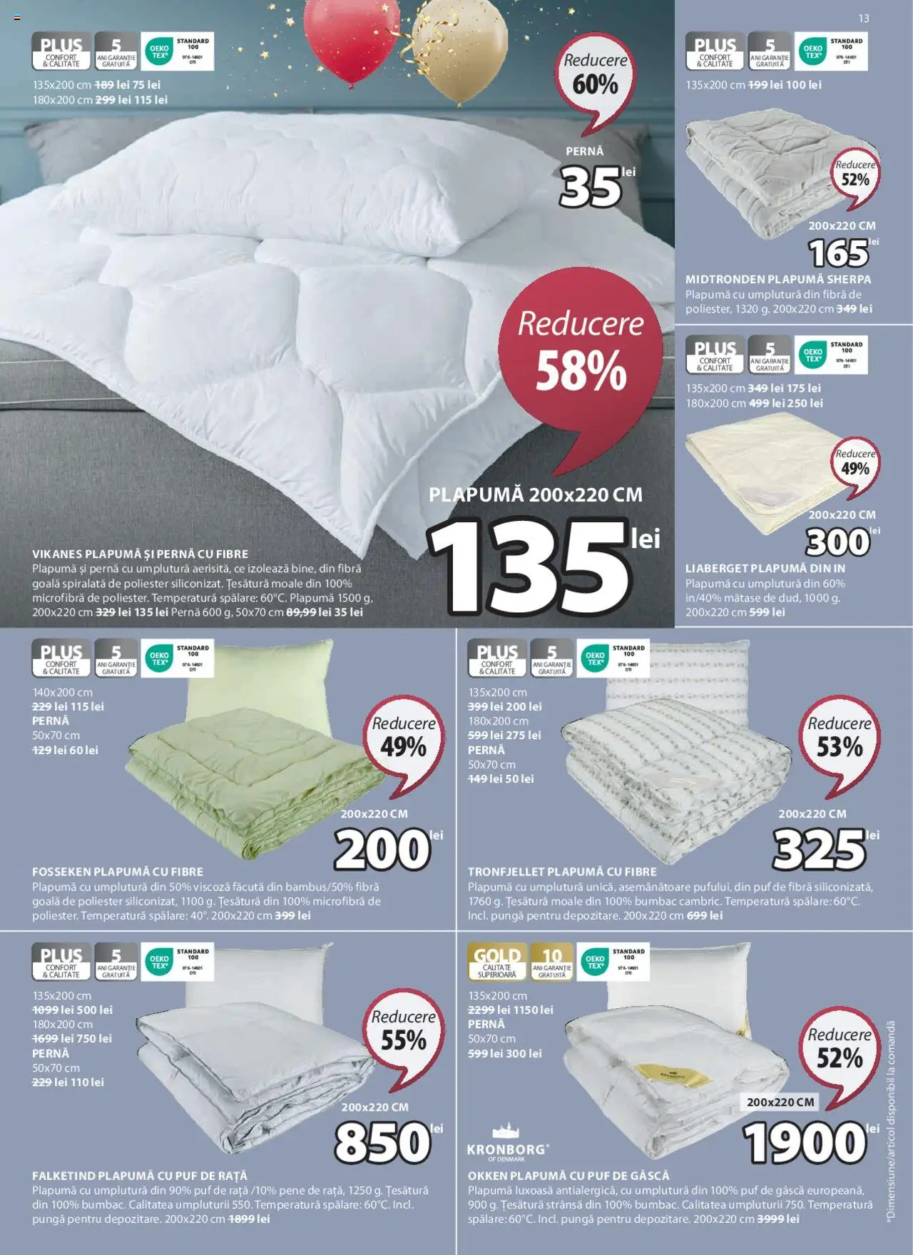 Catalog JYSK 7 Martie - 5 Aprilie 2025 | Pagina 13 | Produse: Pungă, Pernă, Plapumă, Rață