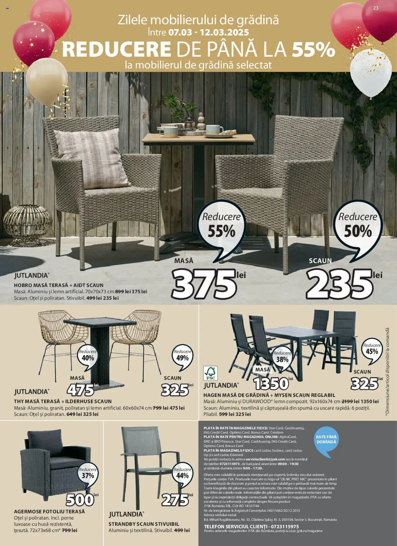 Catalog JYSK 7 Martie - 5 Aprilie 2025 | Pagina 23 | Produse: Telefon, Fotoliu, Masă, Scaun