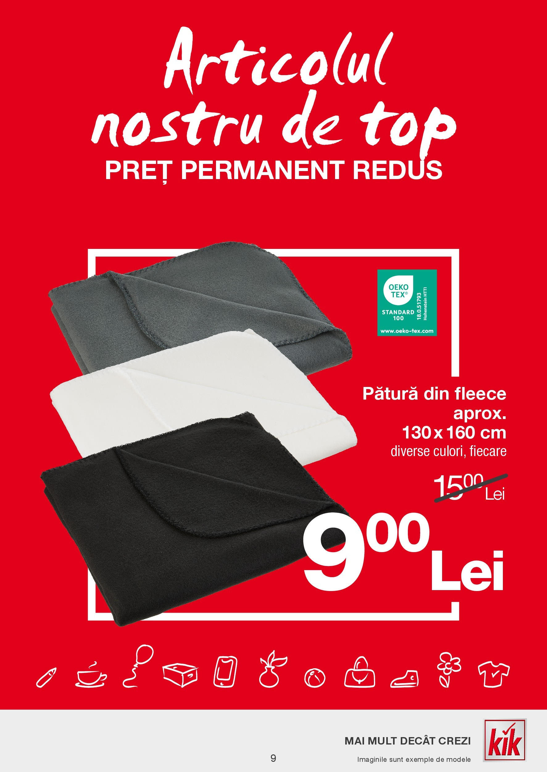 Catalog Kik 10 - 16 Martie 2025 | Pagina 9 | Produse: Top, Pătură