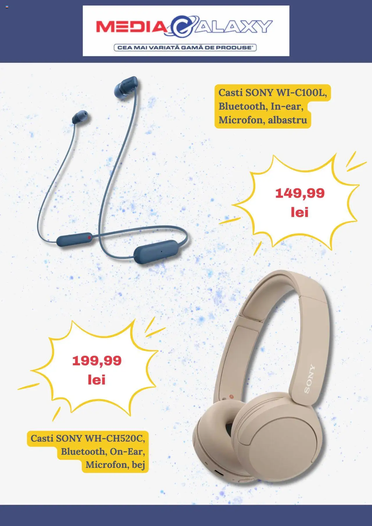 Catalog Media Galaxy 6 - 12 Martie 2025 | Pagina 2 | Produse: Căști