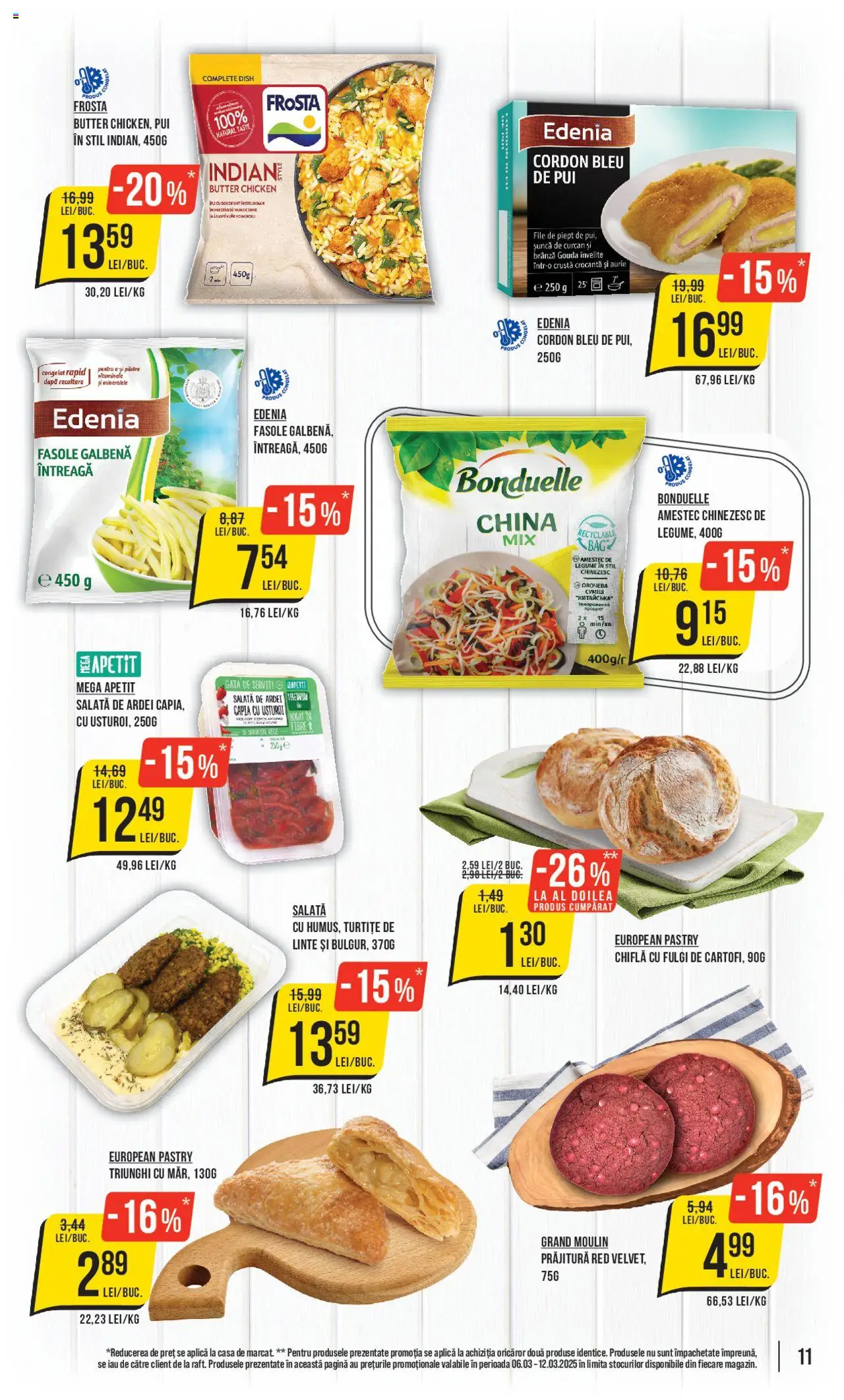 Catalog Mega Image 6 - 12 Martie 2025 | Pagina 11 | Produse: Cordon bleu, Chiflă, Fulgi, Usturoi