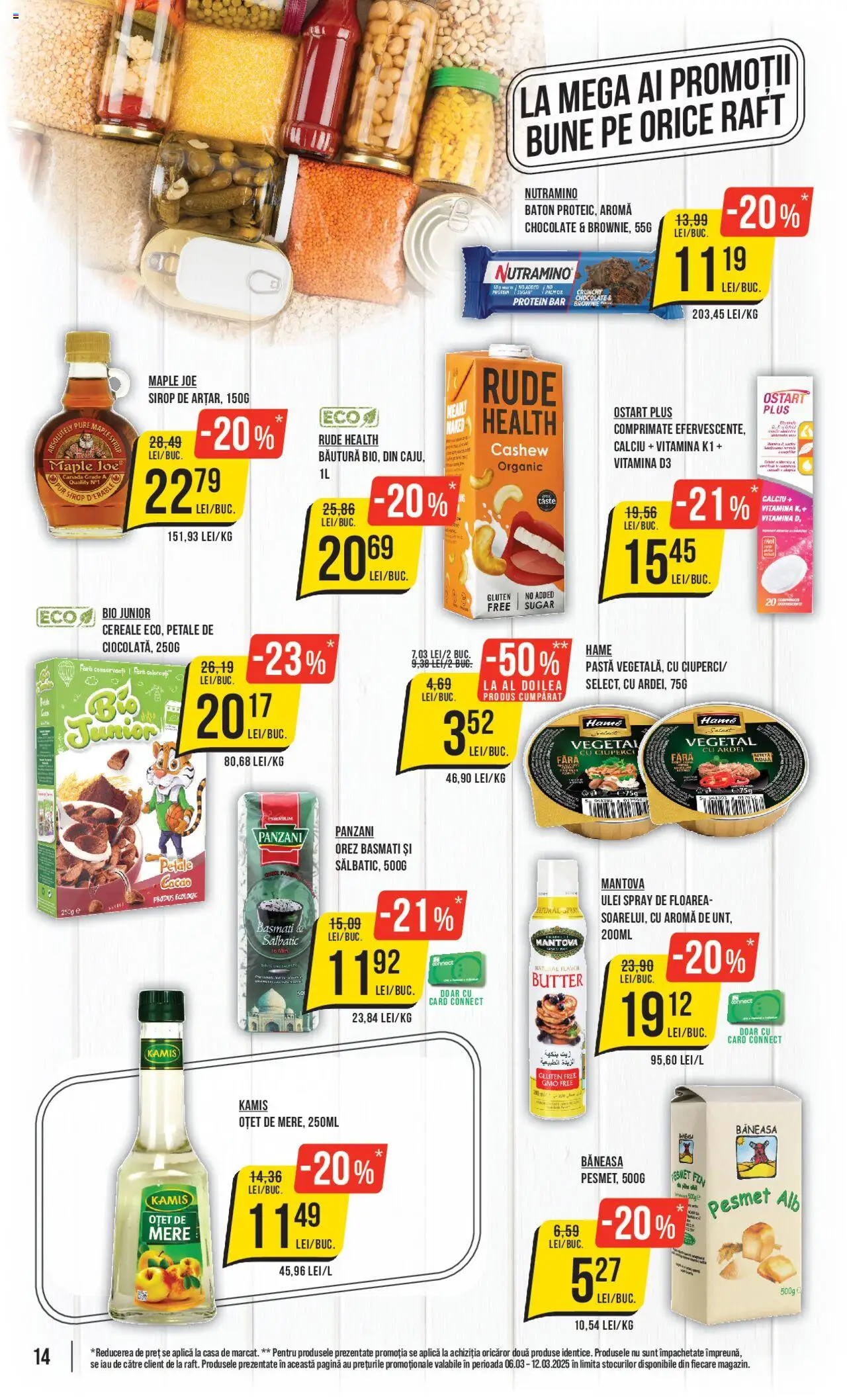 Catalog Mega Image 6 - 12 Martie 2025 | Pagina 14 | Produse: Duș, Ulei, Oțet, Orez