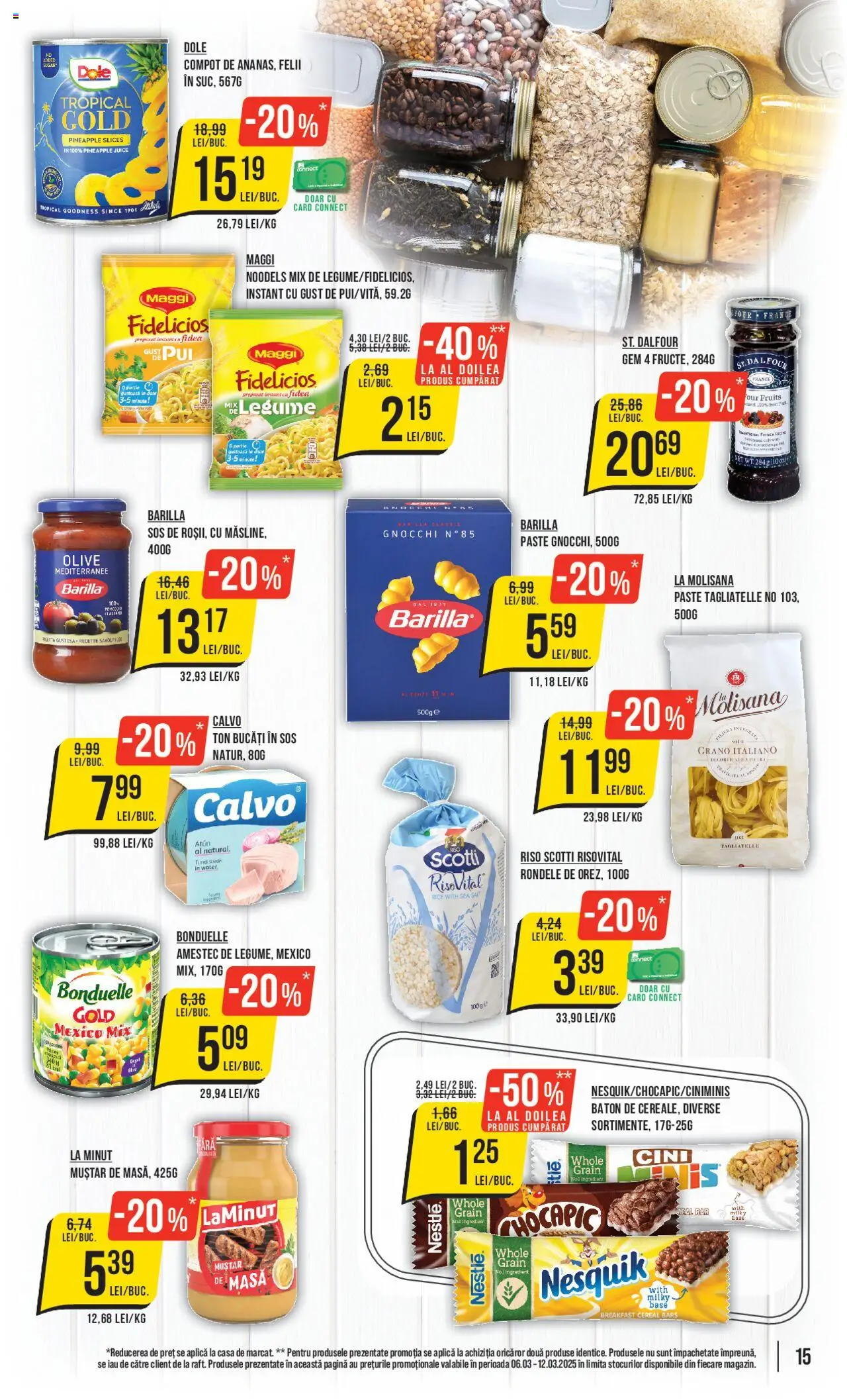 Catalog Mega Image 6 - 12 Martie 2025 | Pagina 15 | Produse: Masă, Muștar, Compot, Sos