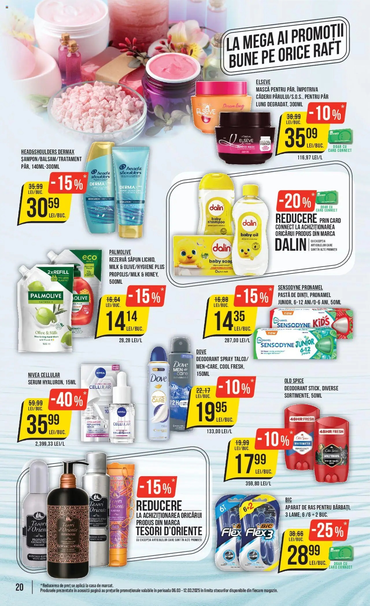 Catalog Mega Image 6 - 12 Martie 2025 | Pagina 20 | Produse: Kısırlaştırılmış Kedi Maması, Raft, Deodorant, Rezervă săpun