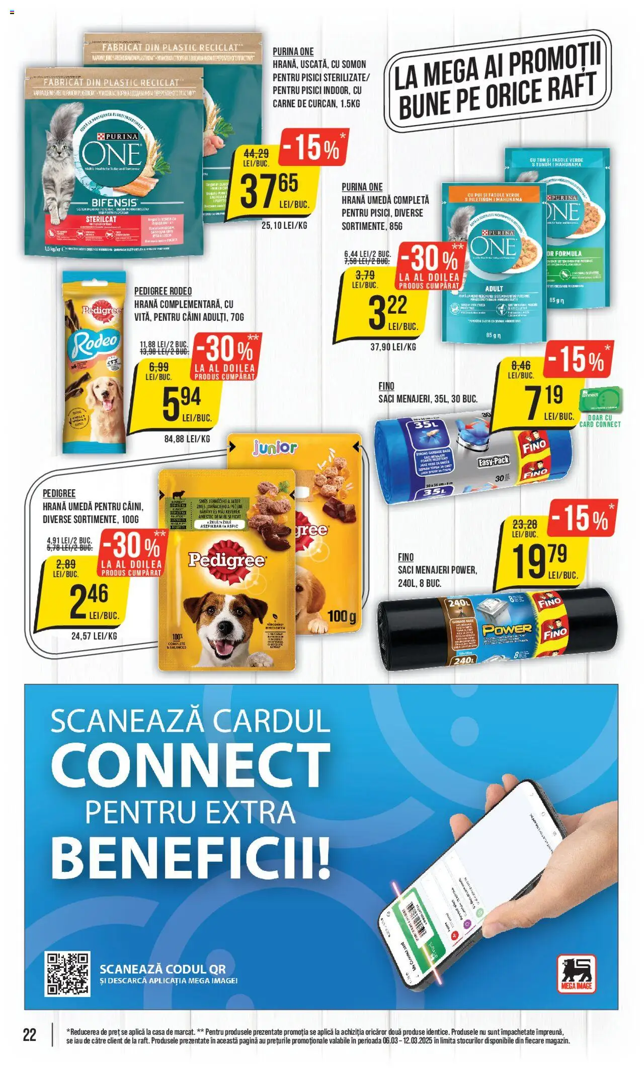 Catalog Mega Image 6 - 12 Martie 2025 | Pagina 22 | Produse: Saci menajeri, Raft, Fasole verde