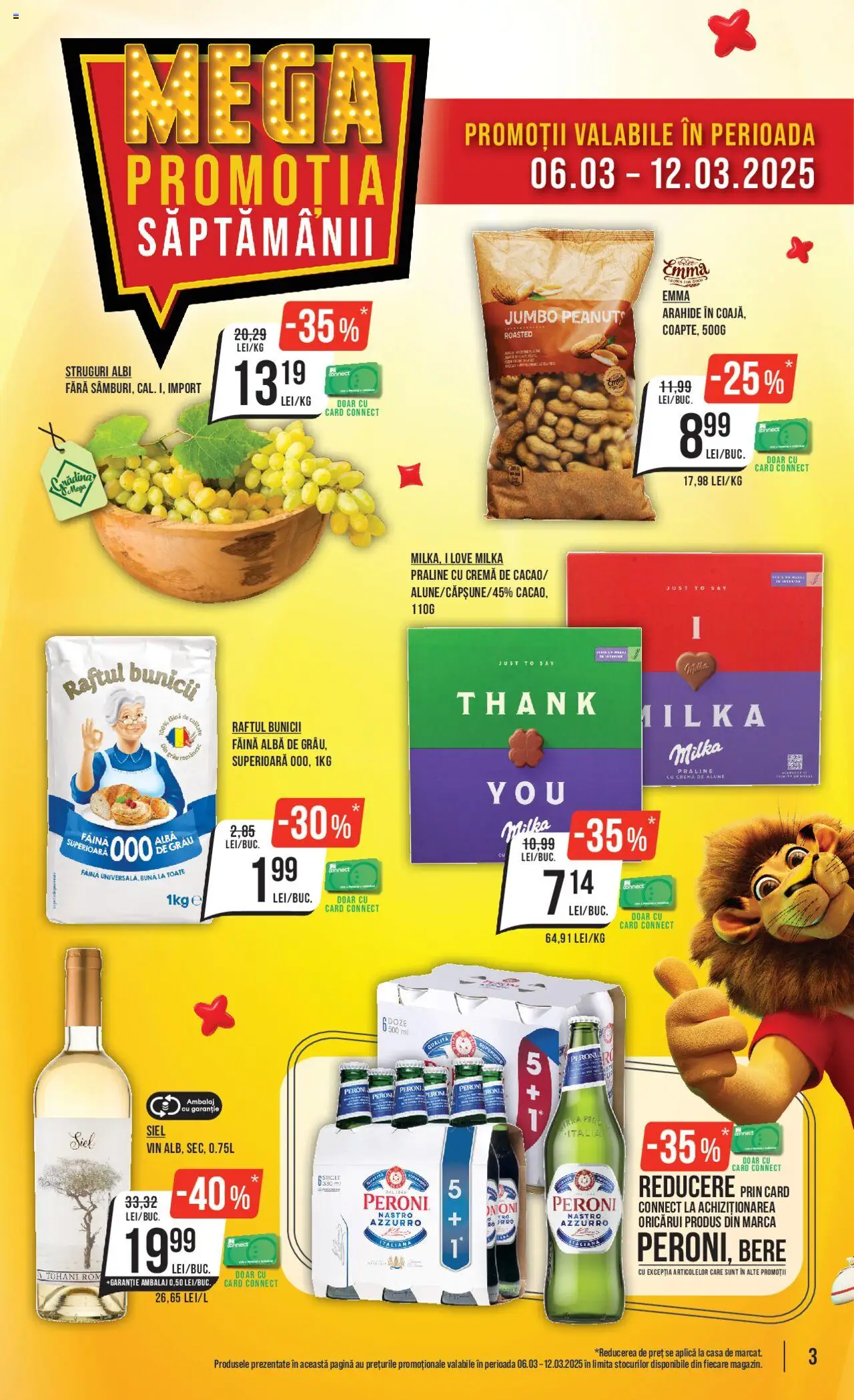 Catalog Mega Image 6 - 12 Martie 2025 | Pagina 3 | Produse: Struguri, Arahide, Alune, Făină