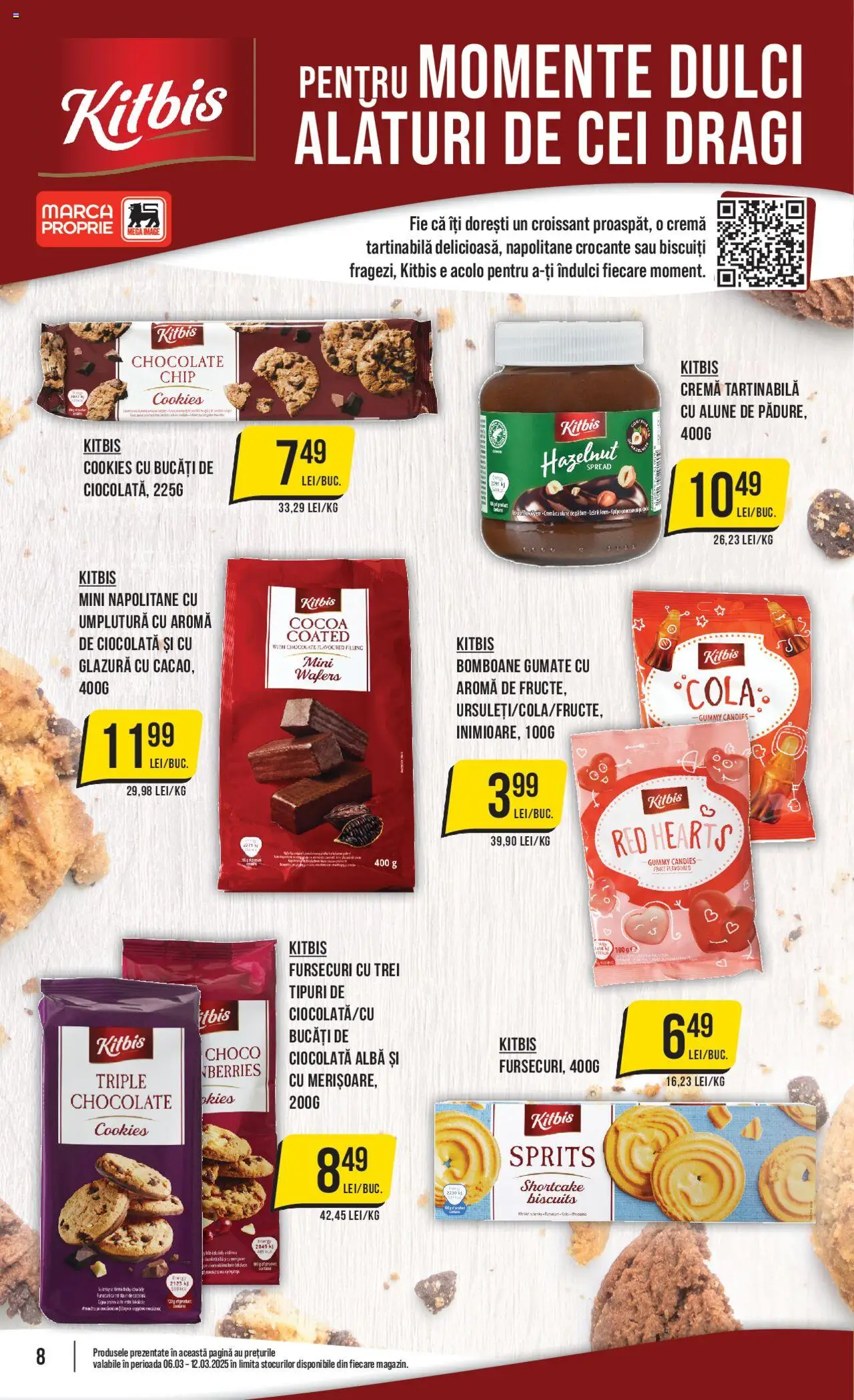 Catalog Mega Image 6 - 12 Martie 2025 | Pagina 8 | Produse: Alune, Cremă, Ciocolată, Biscuiți