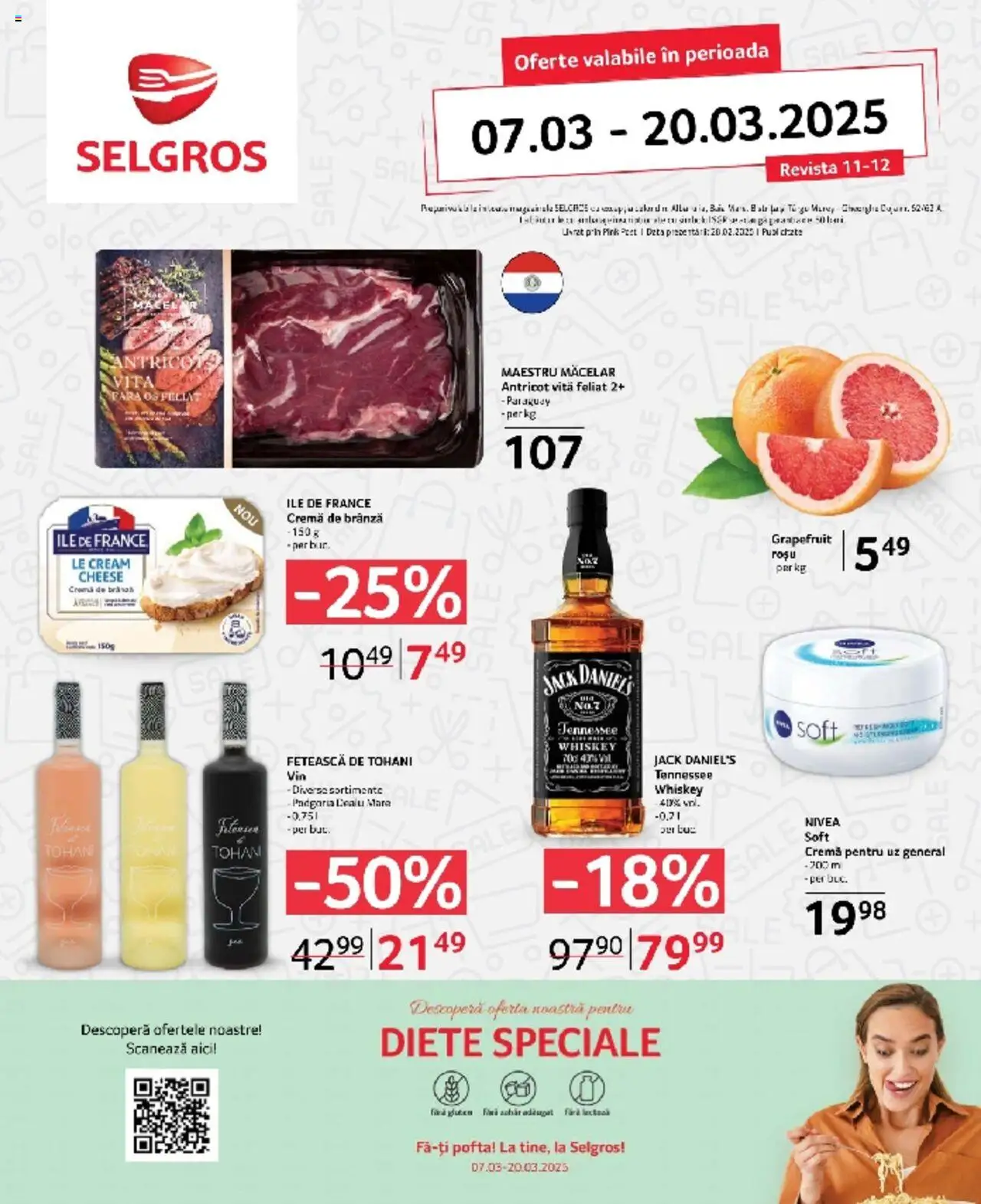 Catalog Selgros 7 - 20 Martie 2025 | Pagina 1 | Produse: Pară, Cremă, Cremă de brânză, Whiskey