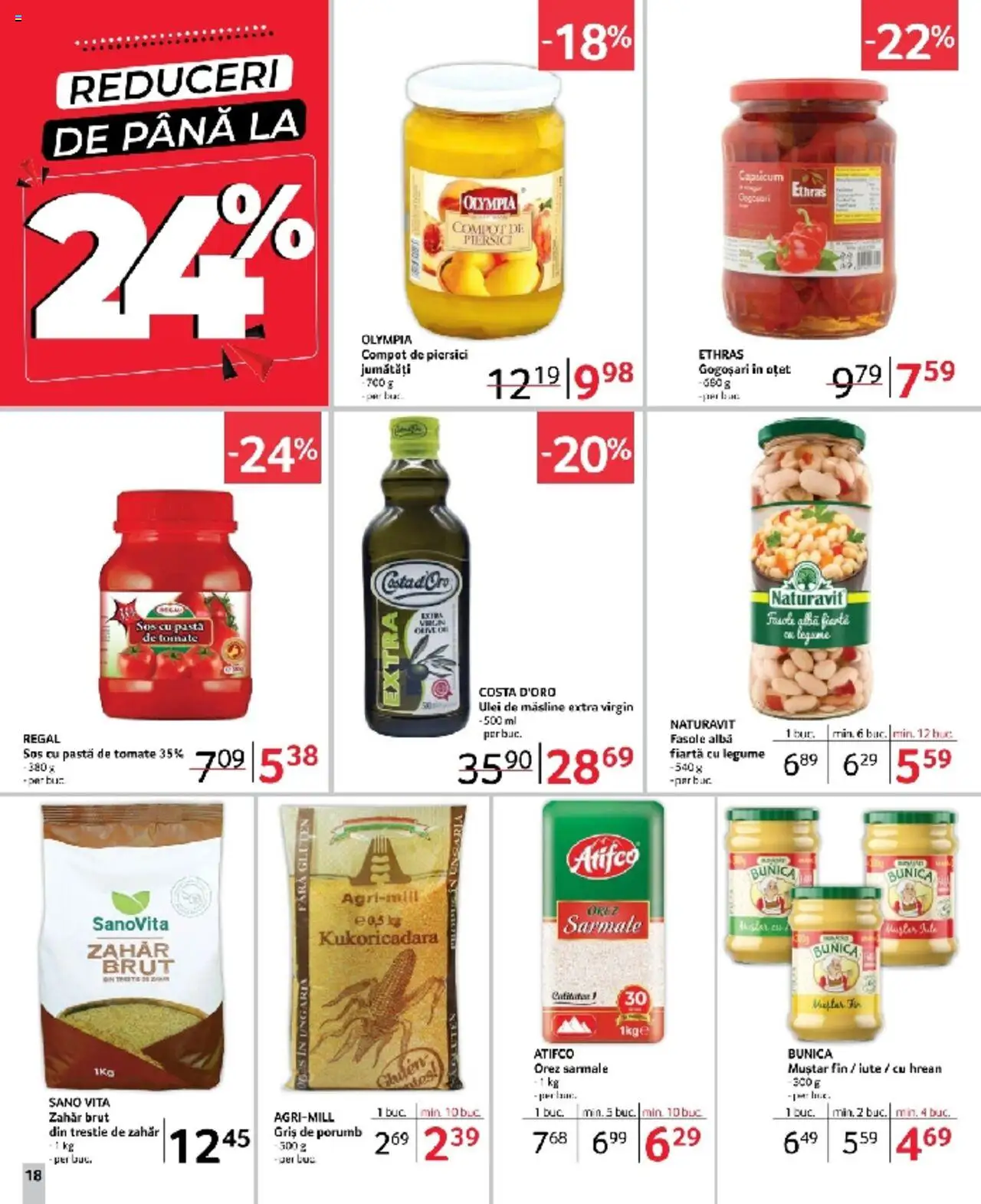 Catalog Selgros 7 - 20 Martie 2025 | Pagina 18 | Produse: Măsline, Pastă de tomate, Muștar, Fasole albă