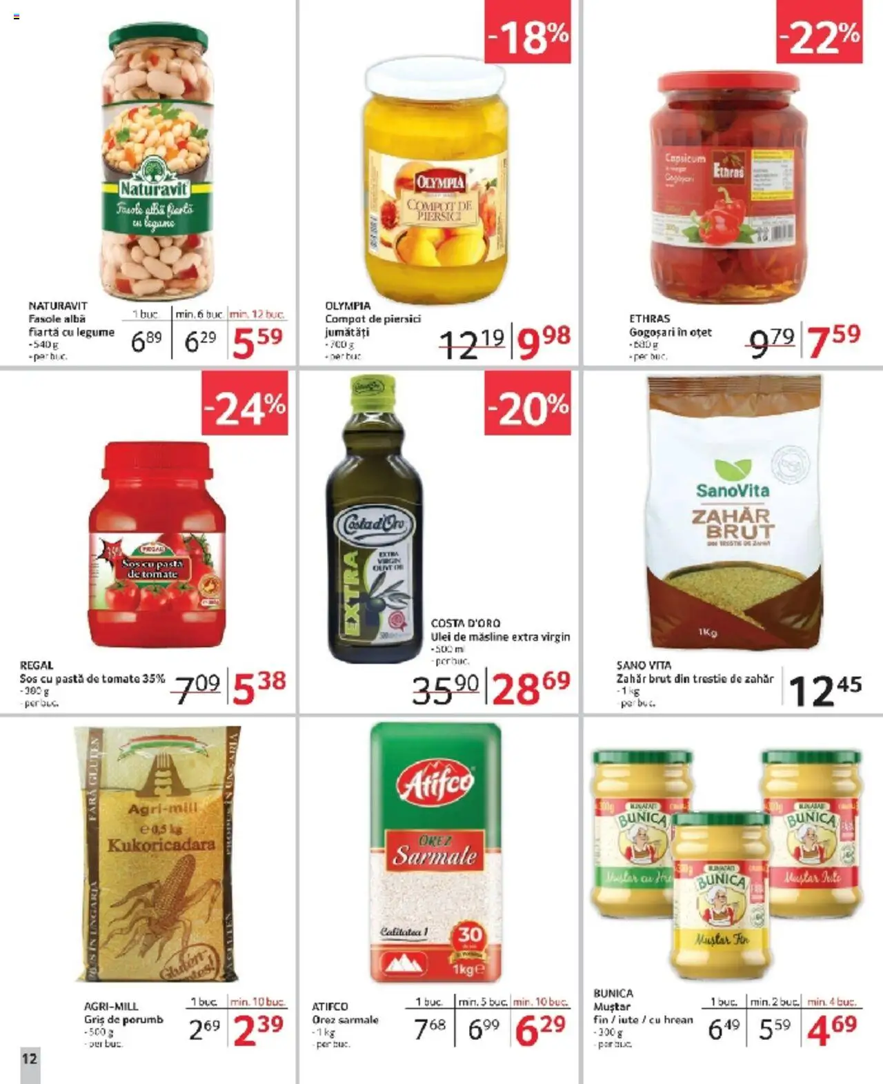 Catalog Selgros 7 - 20 Martie 2025 | Pagina 12 | Produse: Măsline, Pastă de tomate, Orez, Fasole albă