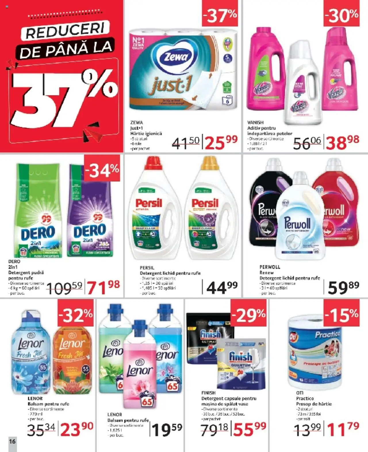 Catalog Selgros 7 - 20 Martie 2025 | Pagina 16 | Produse: Mașină De Spălat Vase, Pudră, Îndepărtarea petelor, Çelik Mama ve Su Kabı